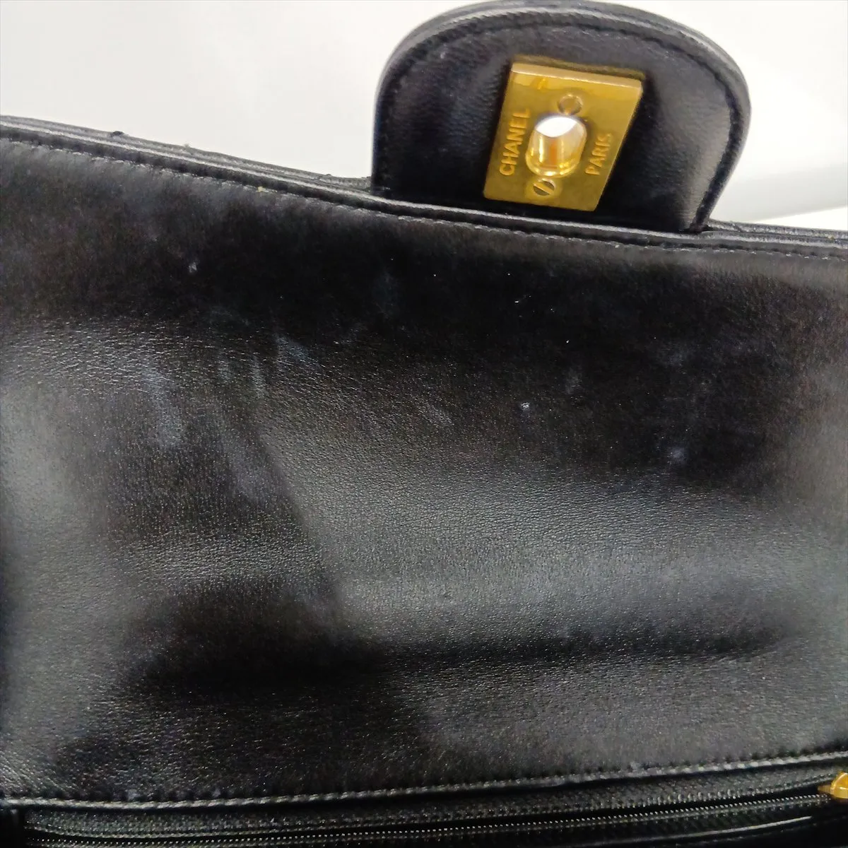 [Individually packaged] Chanel Matelassé Lambskin 2-Way Handbag, Top Handle, Black, Gold Hardware, H99A50X0, Random Plate — view 12
