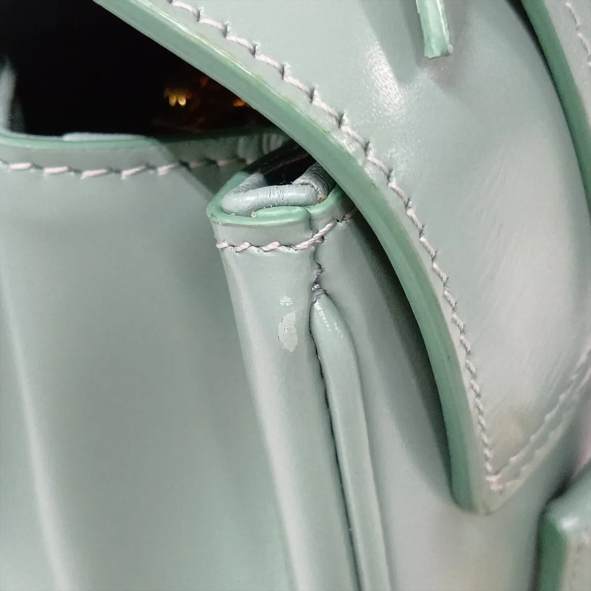 16th Anniversary Mini Leather 2-Way Handbag, Green — view 15