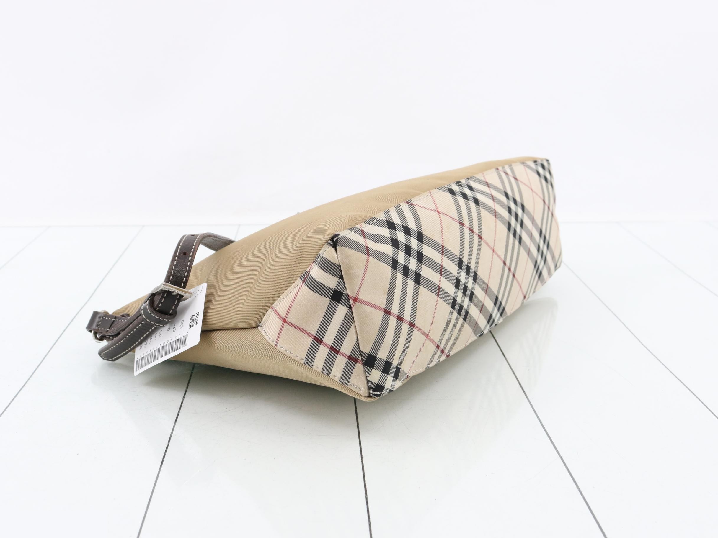 Blue Label Check Pattern Shoulder Bag — view 5