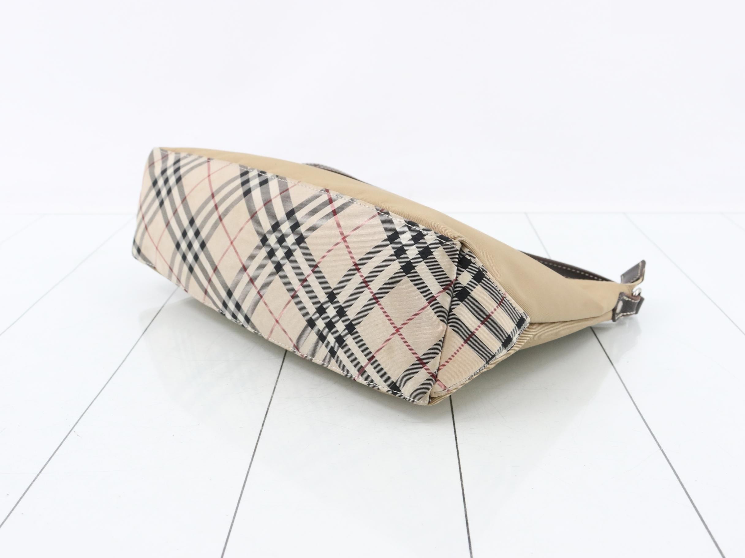 Blue Label Check Pattern Shoulder Bag — view 6