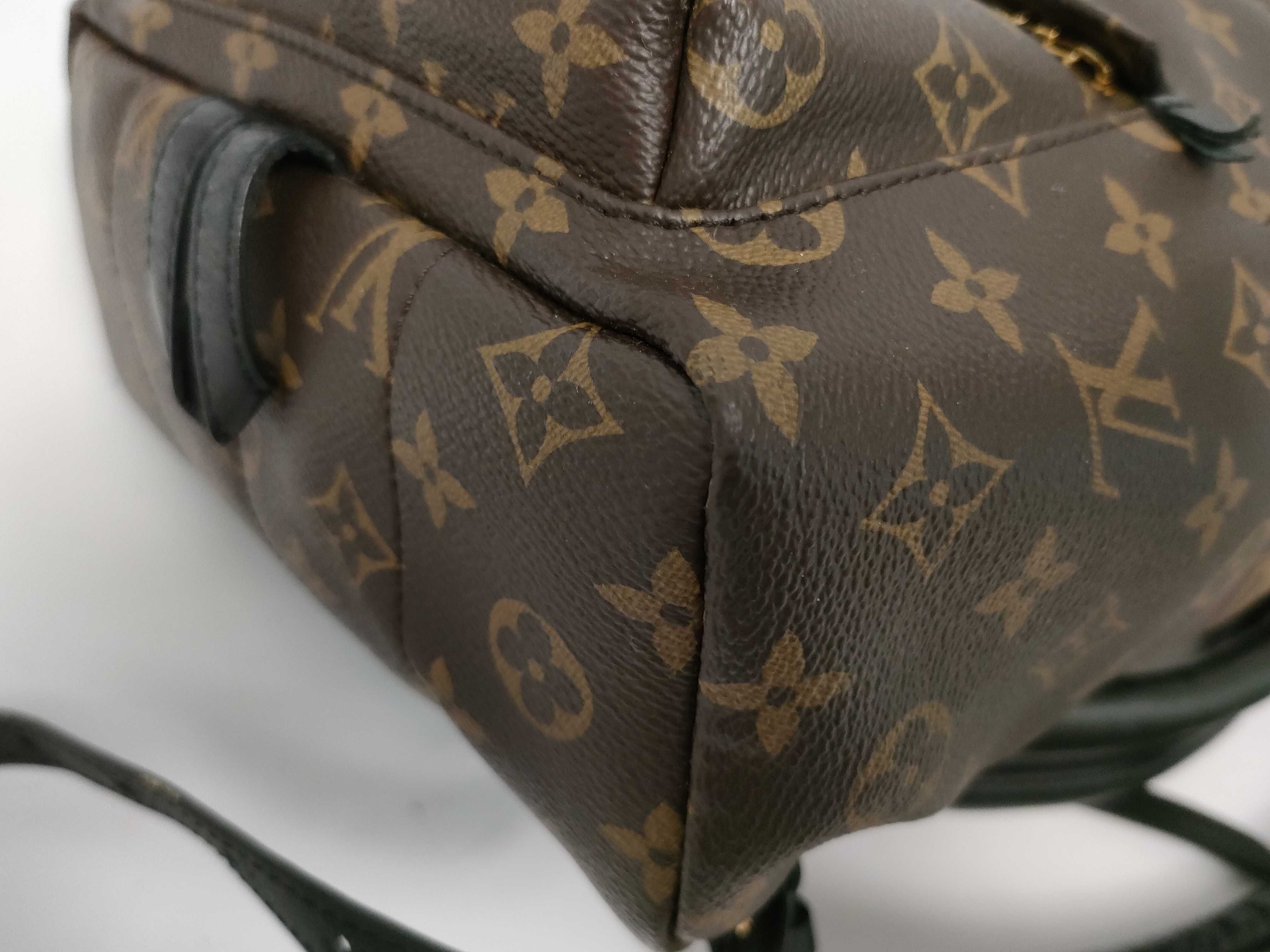 Monogram PH- Palm Springs Backpack Monogram Brown Canvas Backpack — view 6