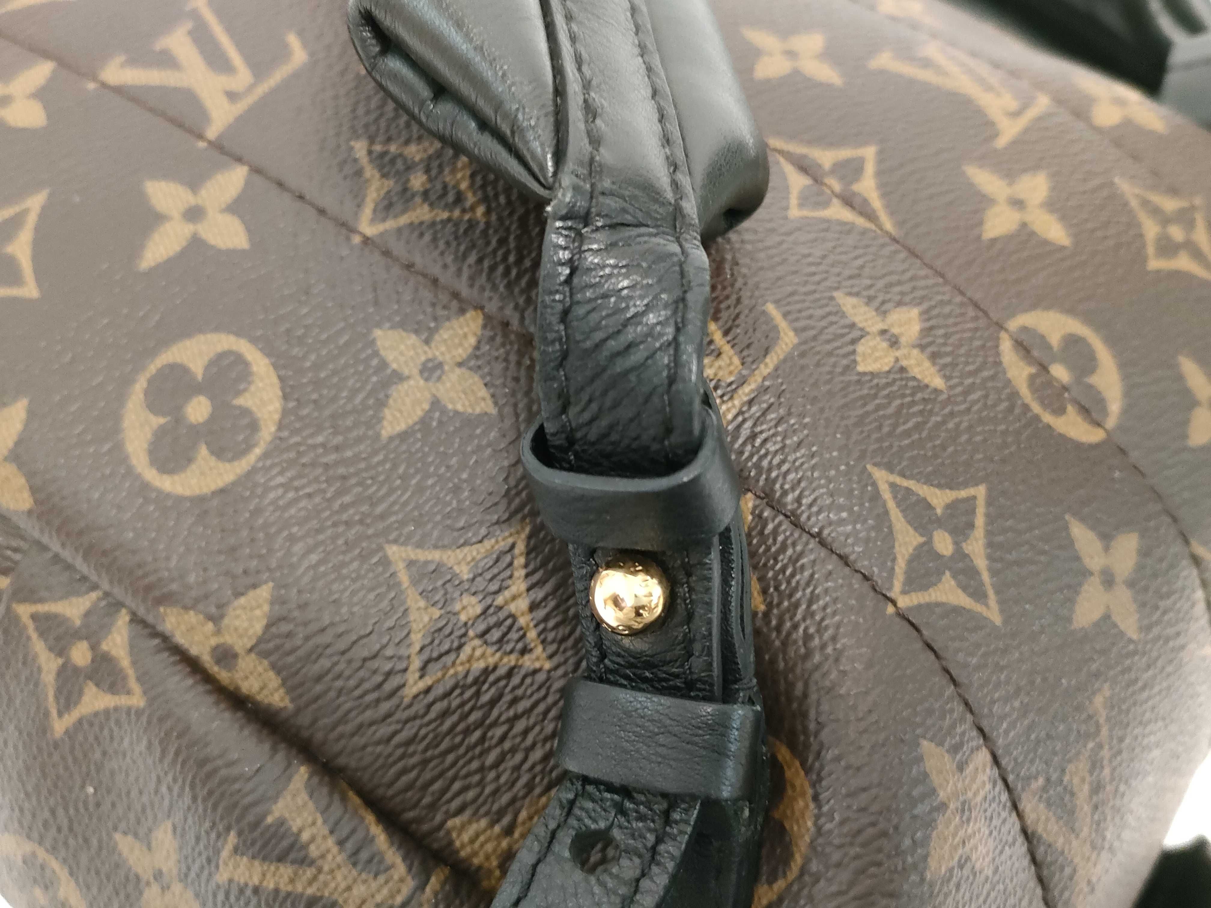 Monogram PH- Palm Springs Backpack Monogram Brown Canvas Backpack — view 8