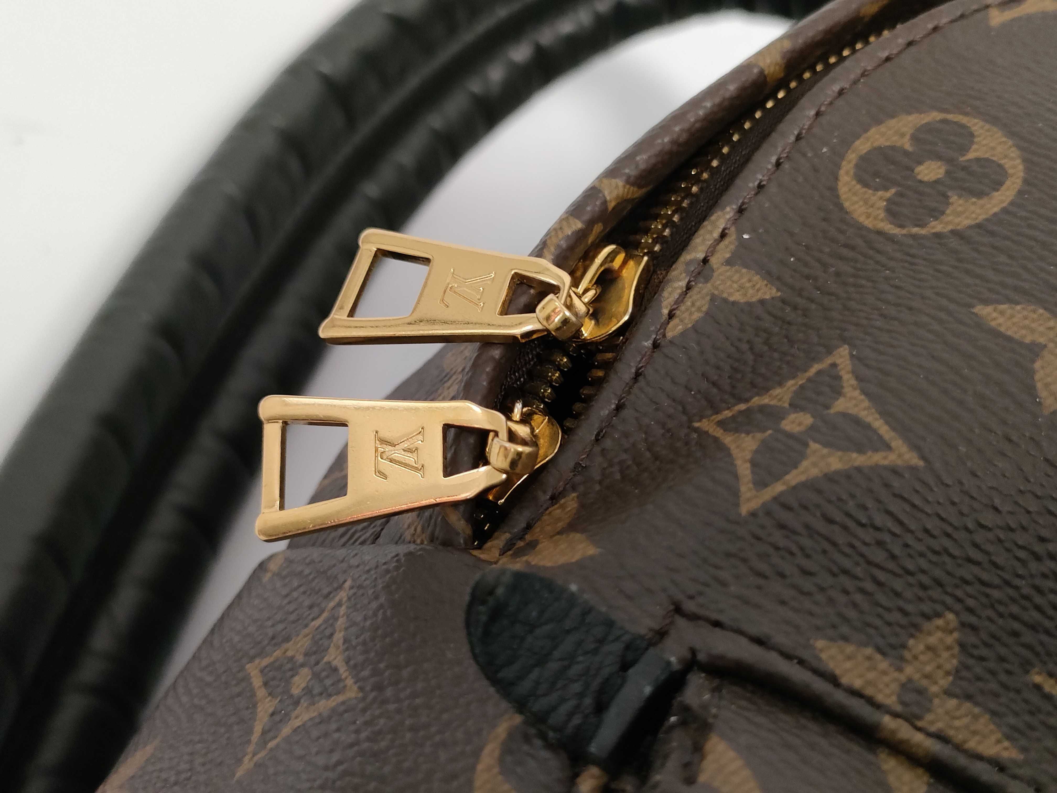 Monogram PH- Palm Springs Backpack Monogram Brown Canvas Backpack — view 9
