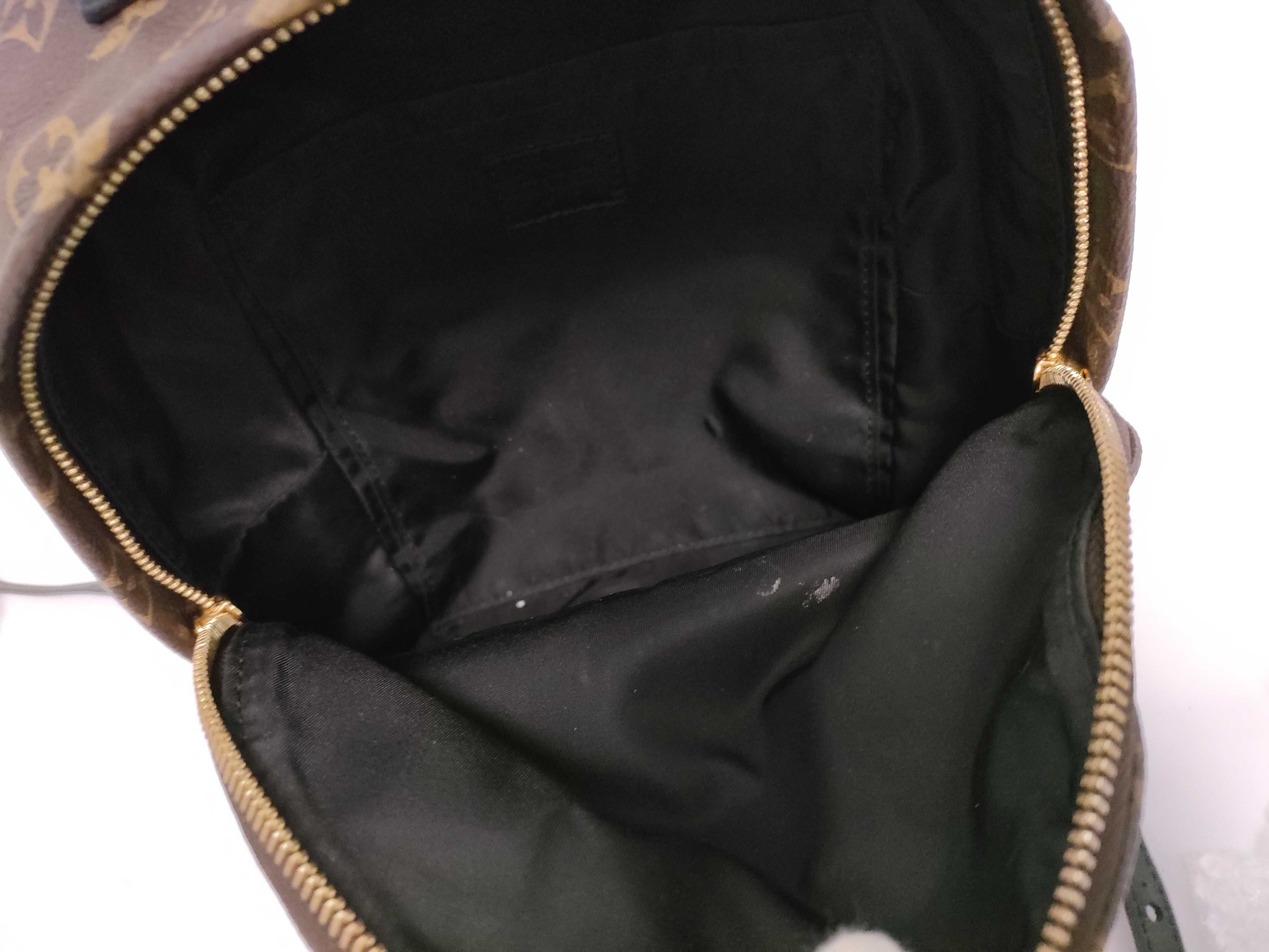 Monogram PH- Palm Springs Backpack Monogram Brown Canvas Backpack — view 10