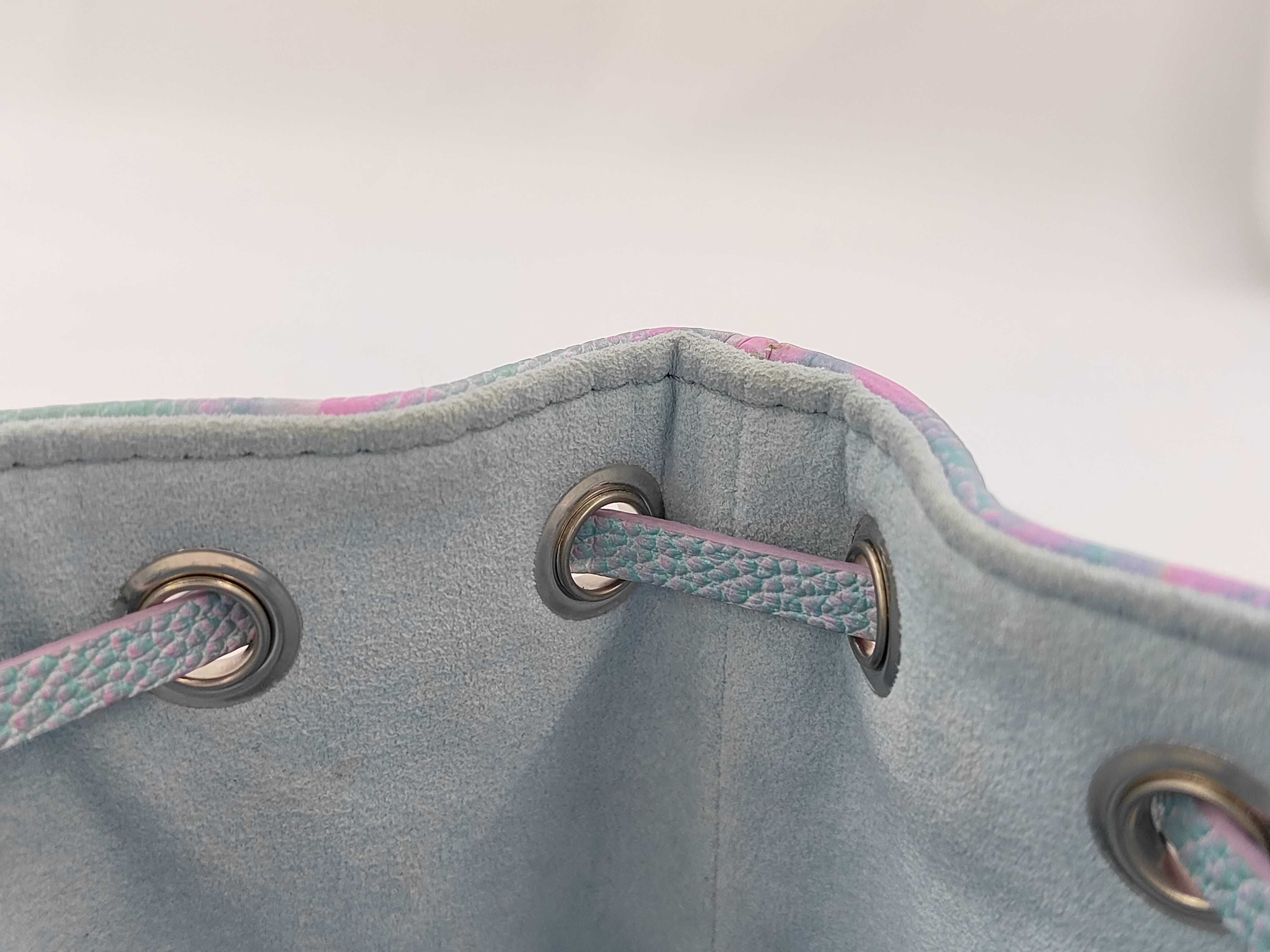 Blue x Pink Bucket Bag Shoulder Bag — view 11