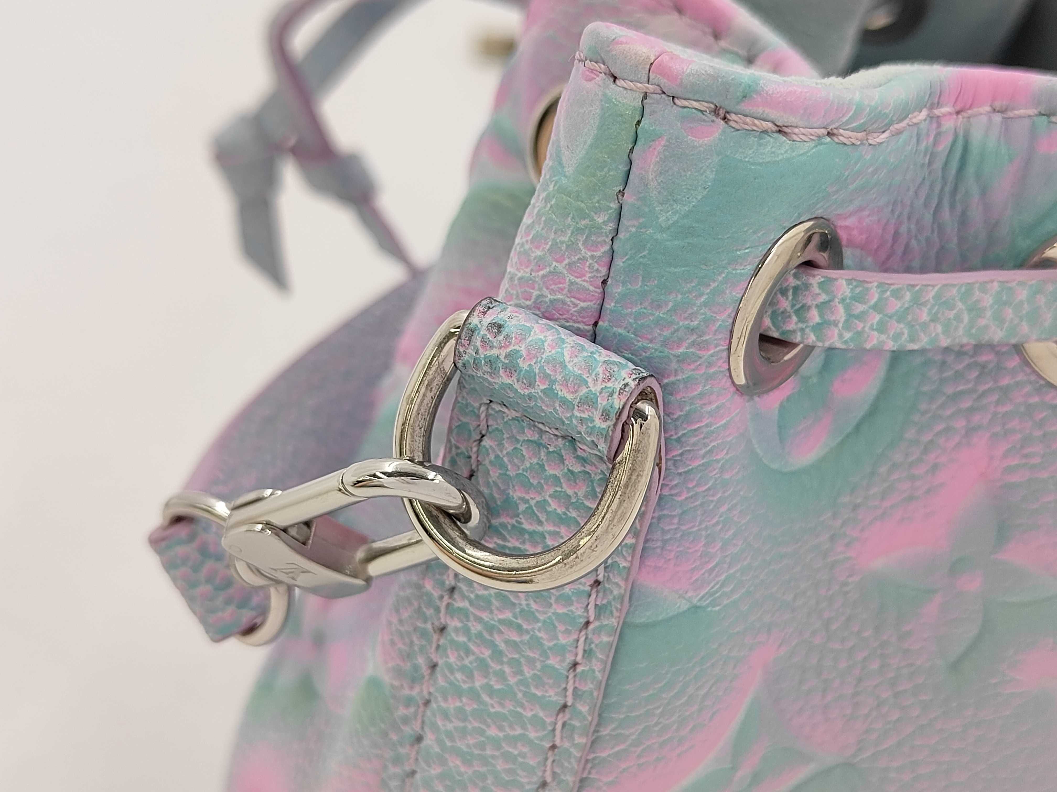 Blue x Pink Bucket Bag Shoulder Bag — view 5