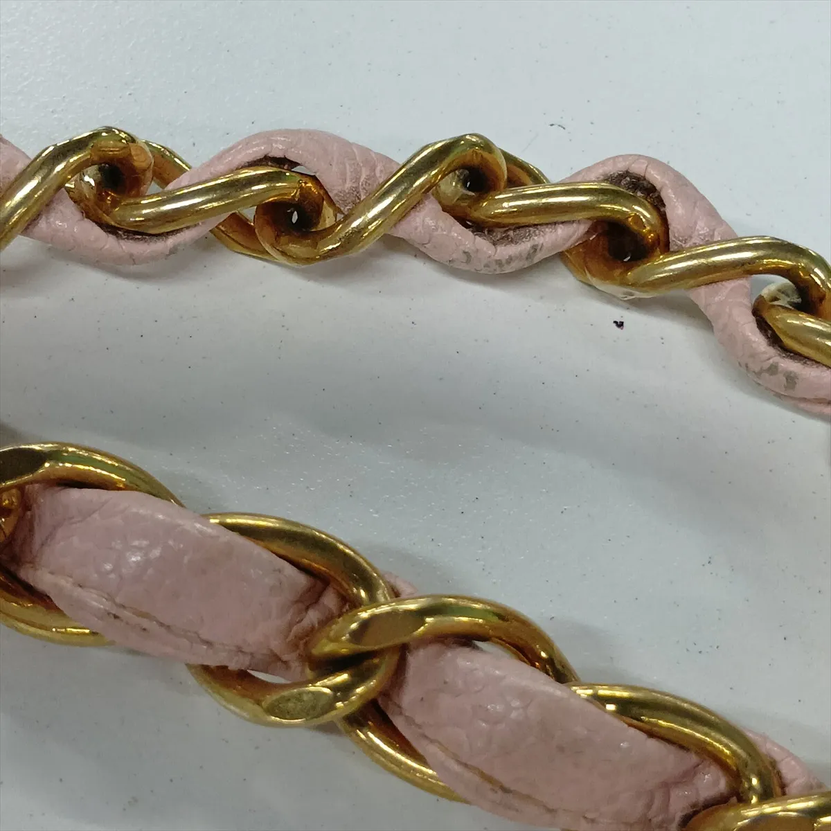 Large Matelassé 30 Caviar Skin Single Flap Double Chain Bag, Pink, 7557785, Series 7, A11869 — view 14