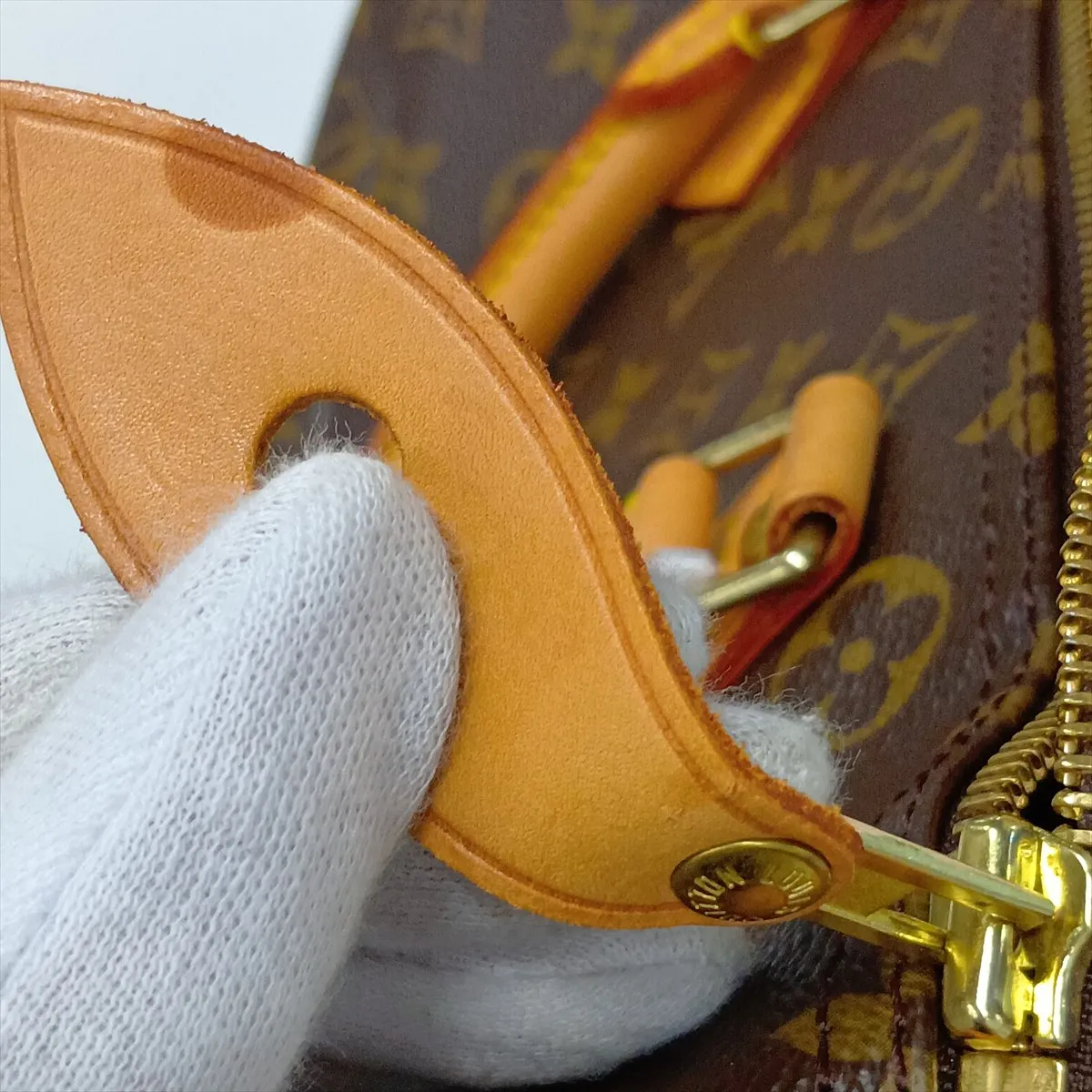 Monogram Speedy 30 M41526 TH1003 Brown, padlock lock secured. — view 12