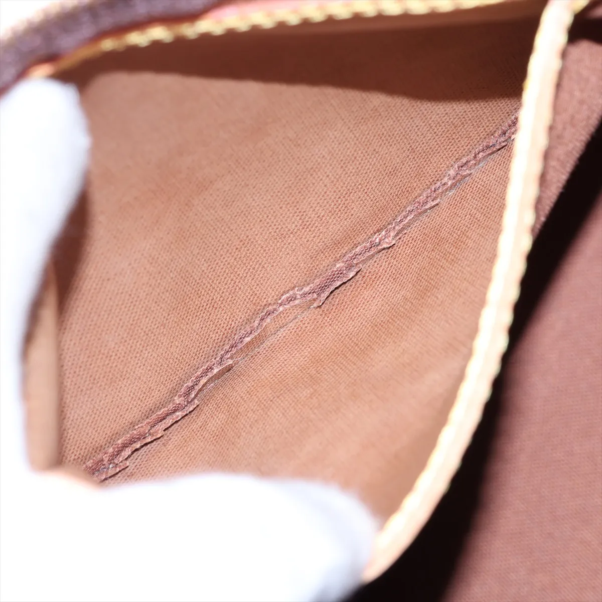 Monogram Speedy 30 M41526 TH1003 Brown, padlock lock secured. — view 9
