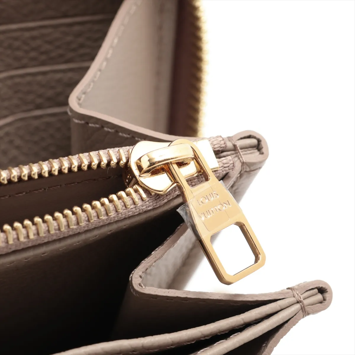 Bicolor Monogram Empreinte Zippy Wallet M28793 Beige Round Zip Wallet (RFID detected) — view 12