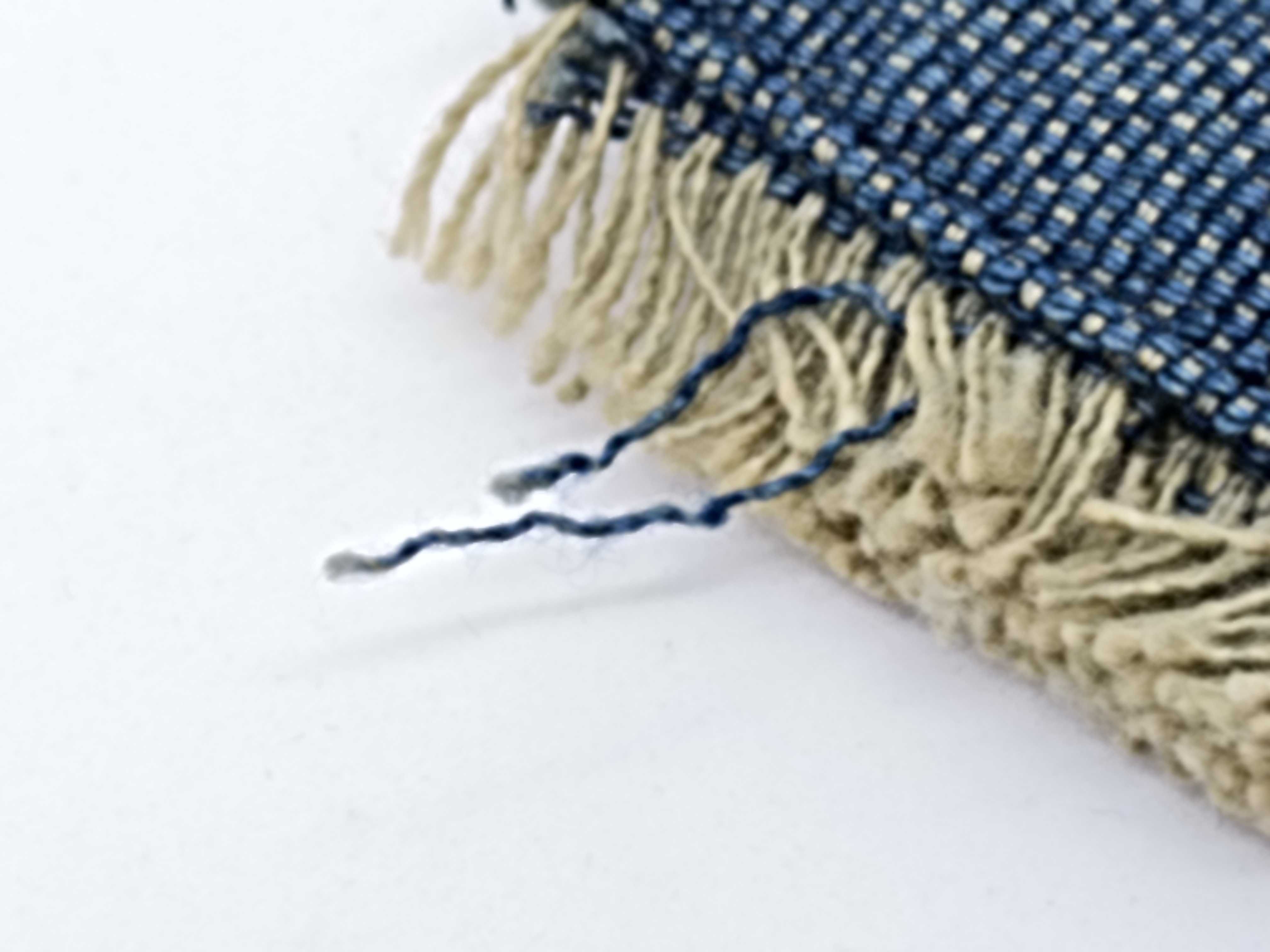 denim rhinestone Coco Mark belt — view 10