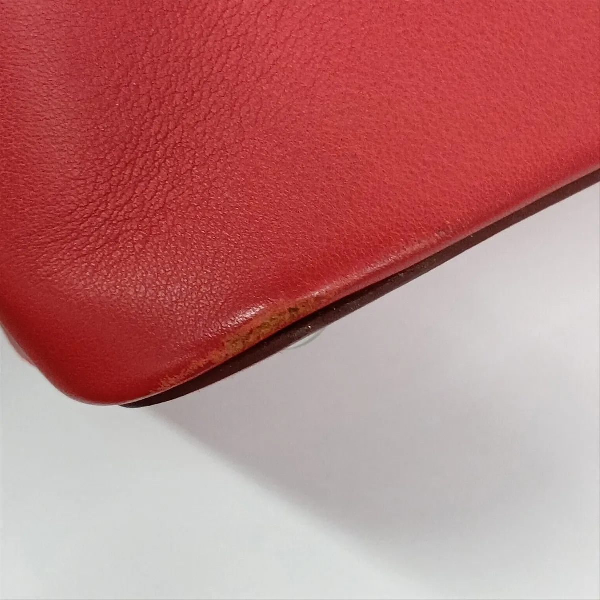 Hermès Bolide Sucré, Veau Swift leather, Rouge Casaque, silver hardware, T: 2015 — view 12