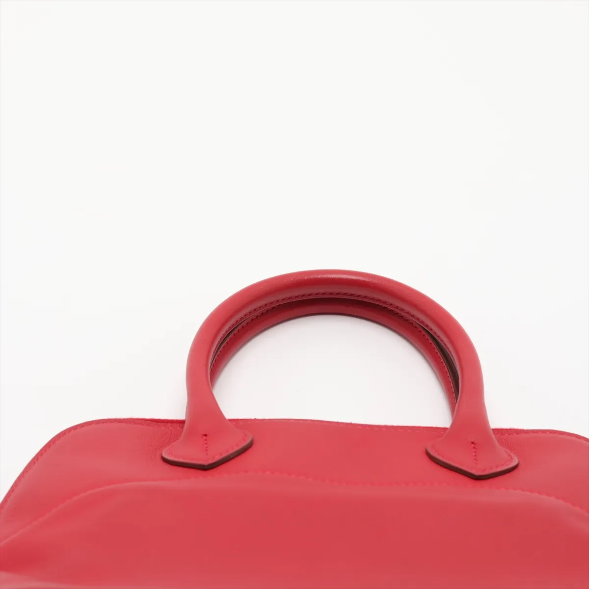 Hermès Bolide Sucré, Veau Swift leather, Rouge Casaque, silver hardware, T: 2015 — view 6