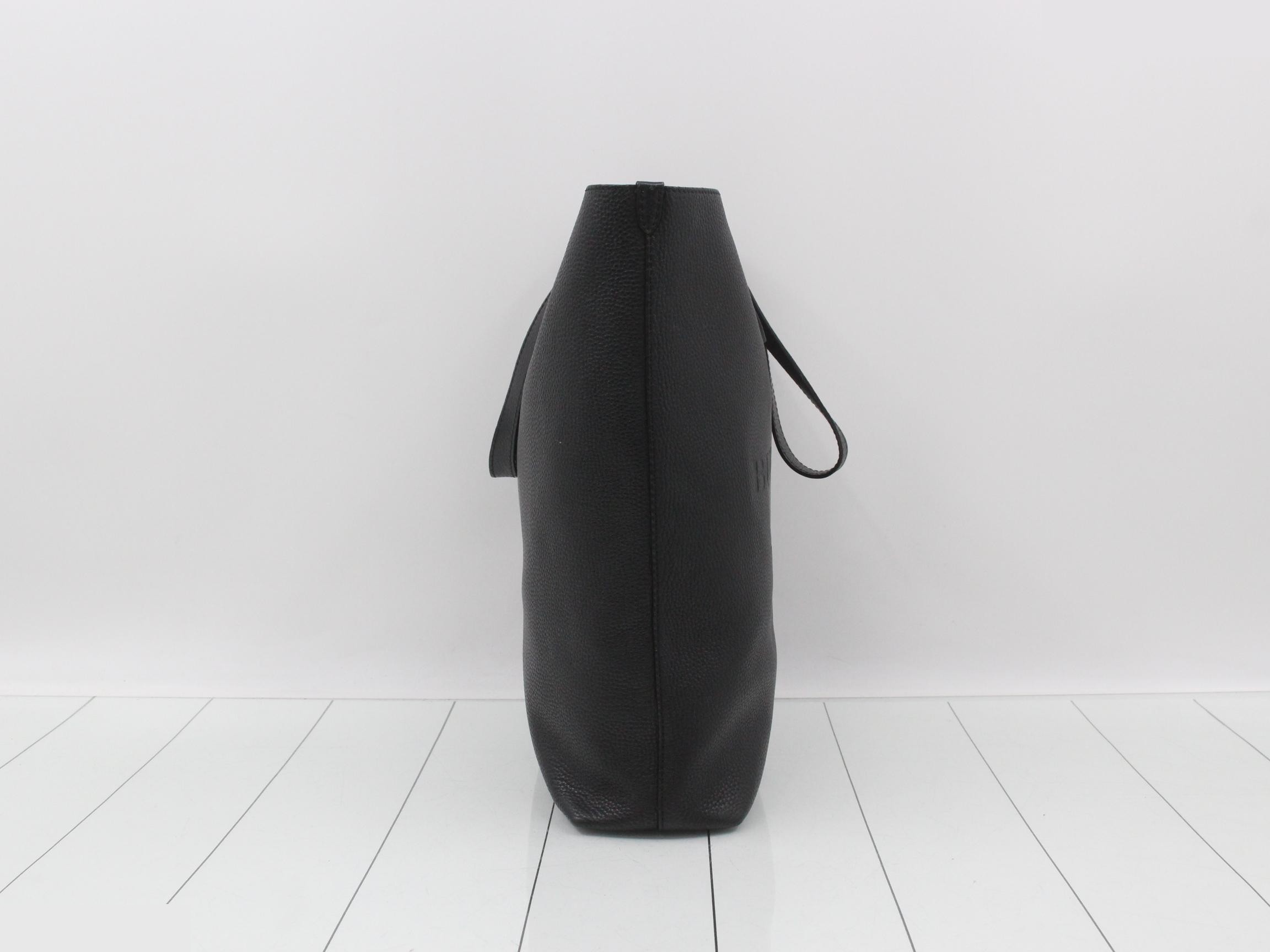 leather tote bag — view 4
