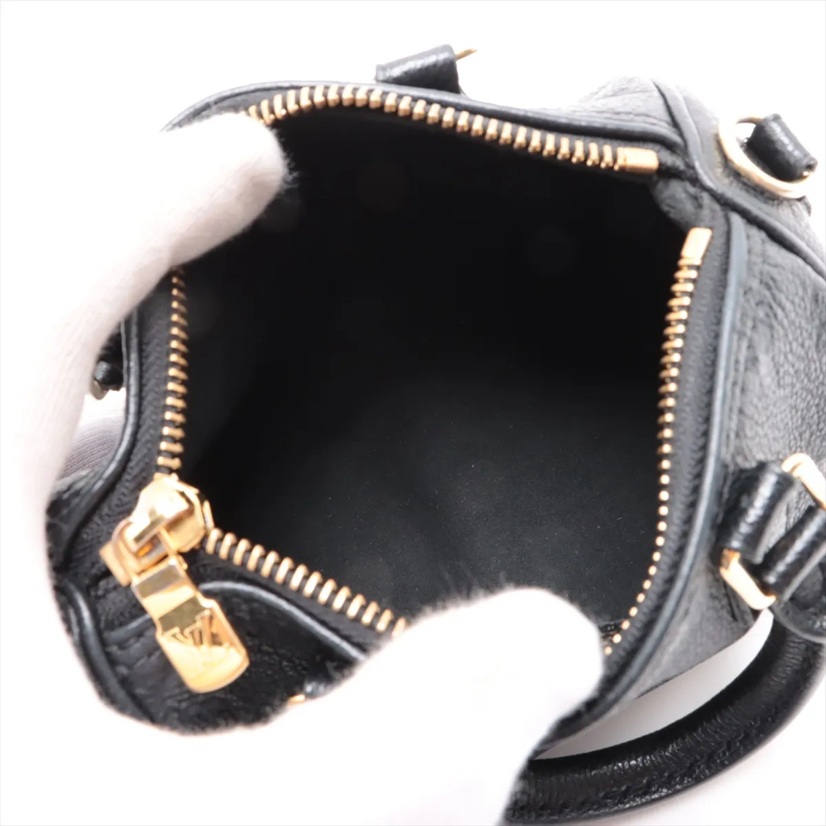 Monogram Empreinte Nano Speedy M82450 Black RFID reaction available — view 8