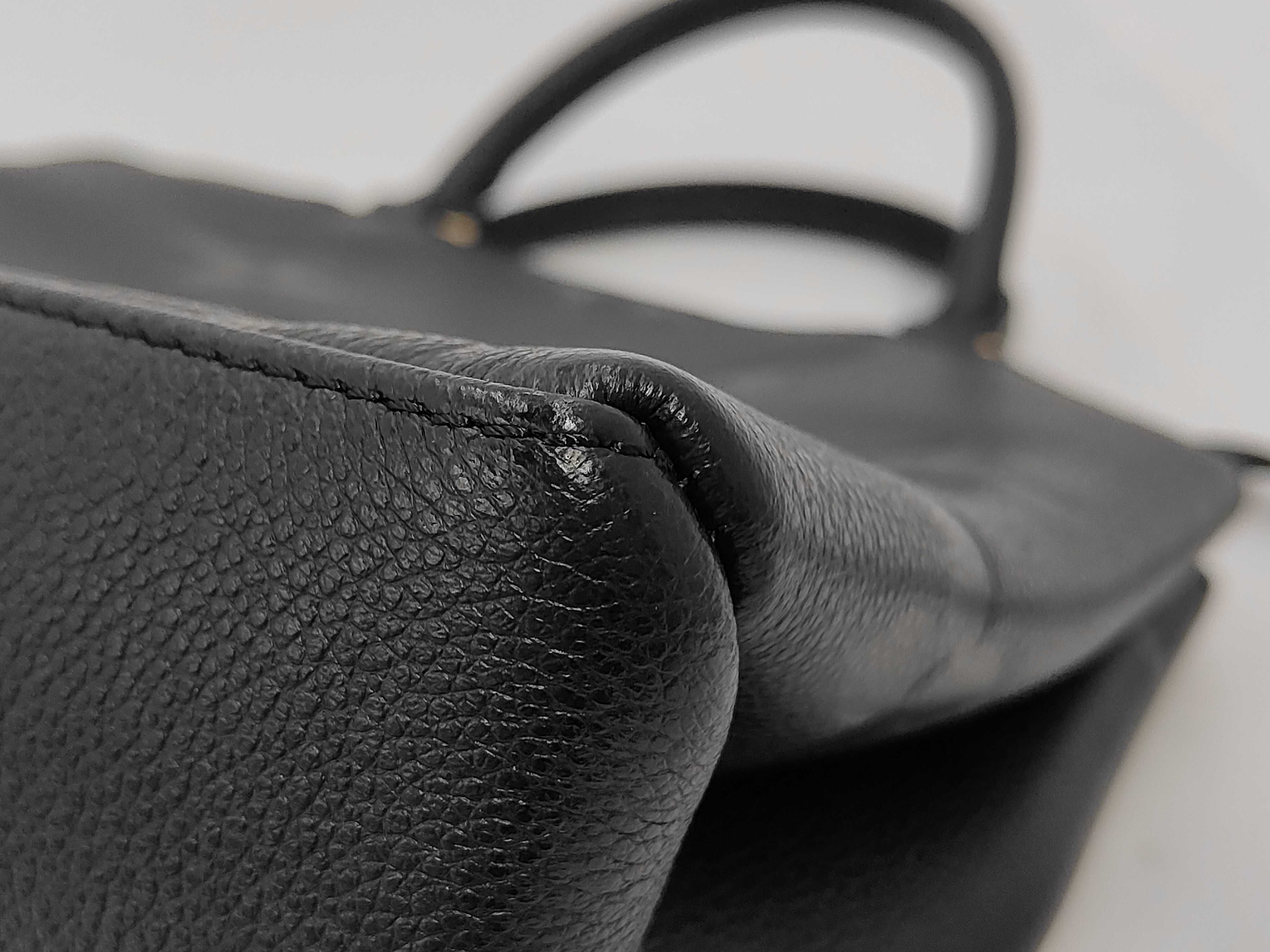 Monogram Empreinte Louis Vuitton Black Monogram Empreinte Calf Petit Palais M58916 2-Way Handbag — view 3