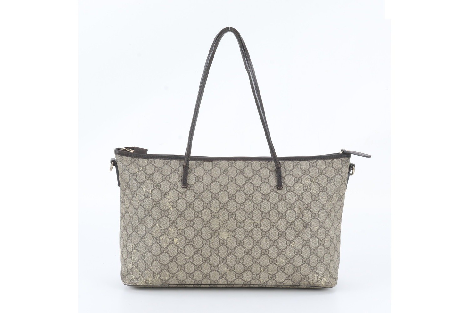 GG Supreme 353437 Leather Tote Bag — view 3