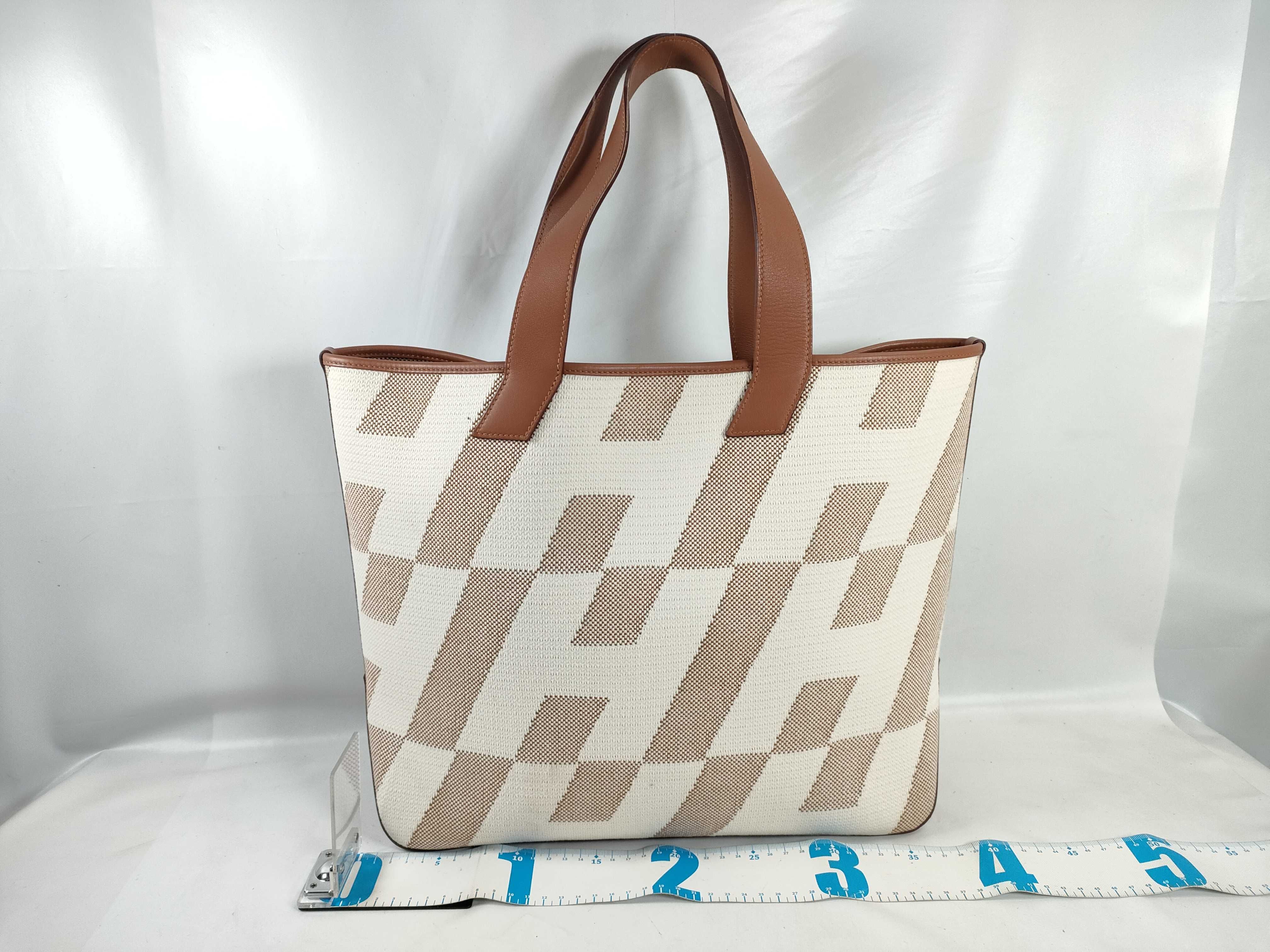 Ambie 40 GM Toile H x Veau Swift Brown Z: 2021 Tote Bag — view 2