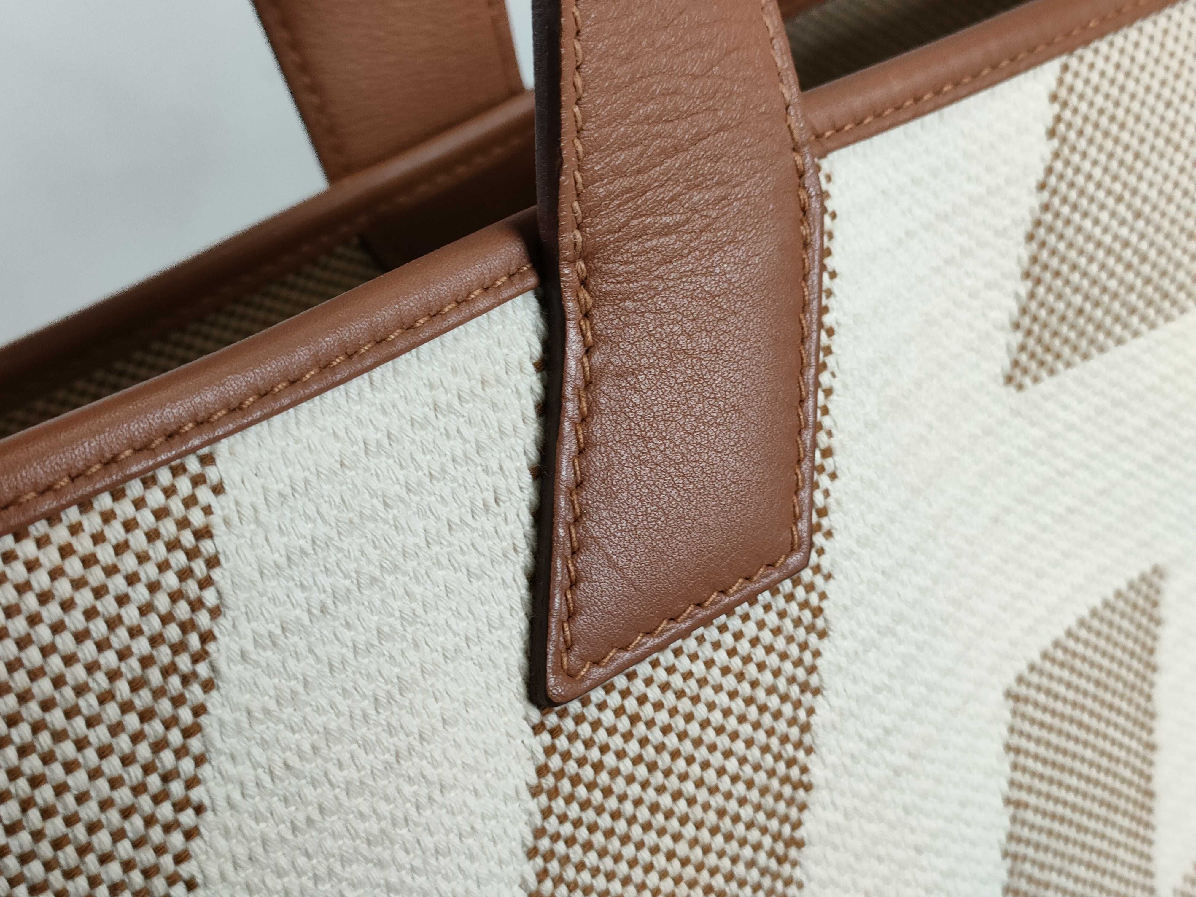 Ambie 40 GM Toile H x Veau Swift Brown Z: 2021 Tote Bag — view 5
