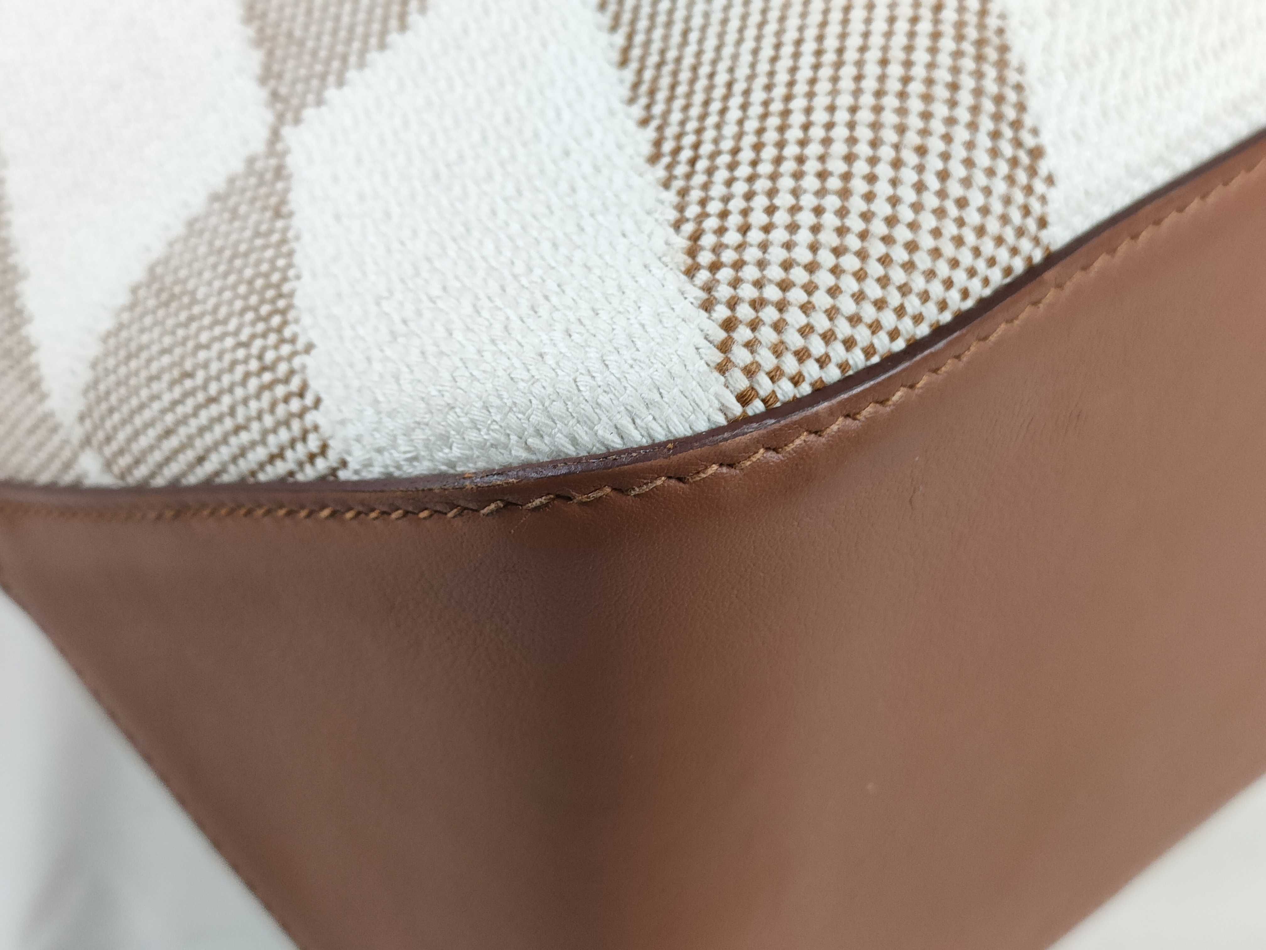 Ambie 40 GM Toile H x Veau Swift Brown Z: 2021 Tote Bag — view 6