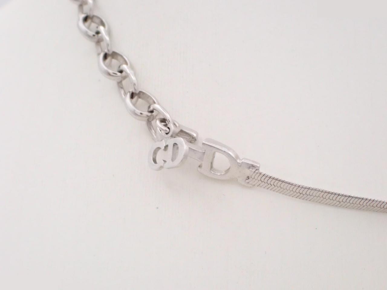 necklace, silver choker, approximately 36cm in length. — view 2