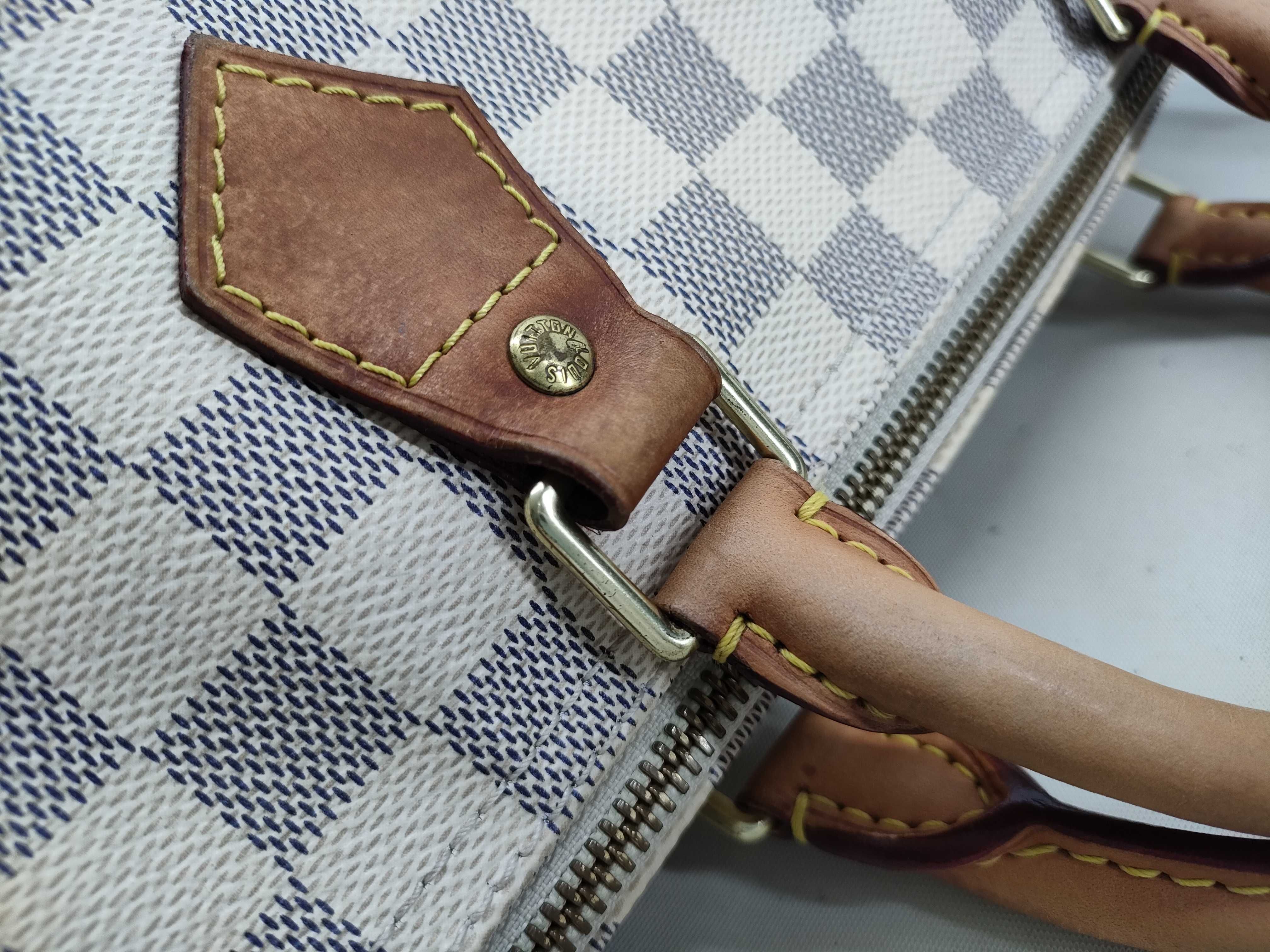 Damier Azur Speedy 30 Boston Bag — view 7