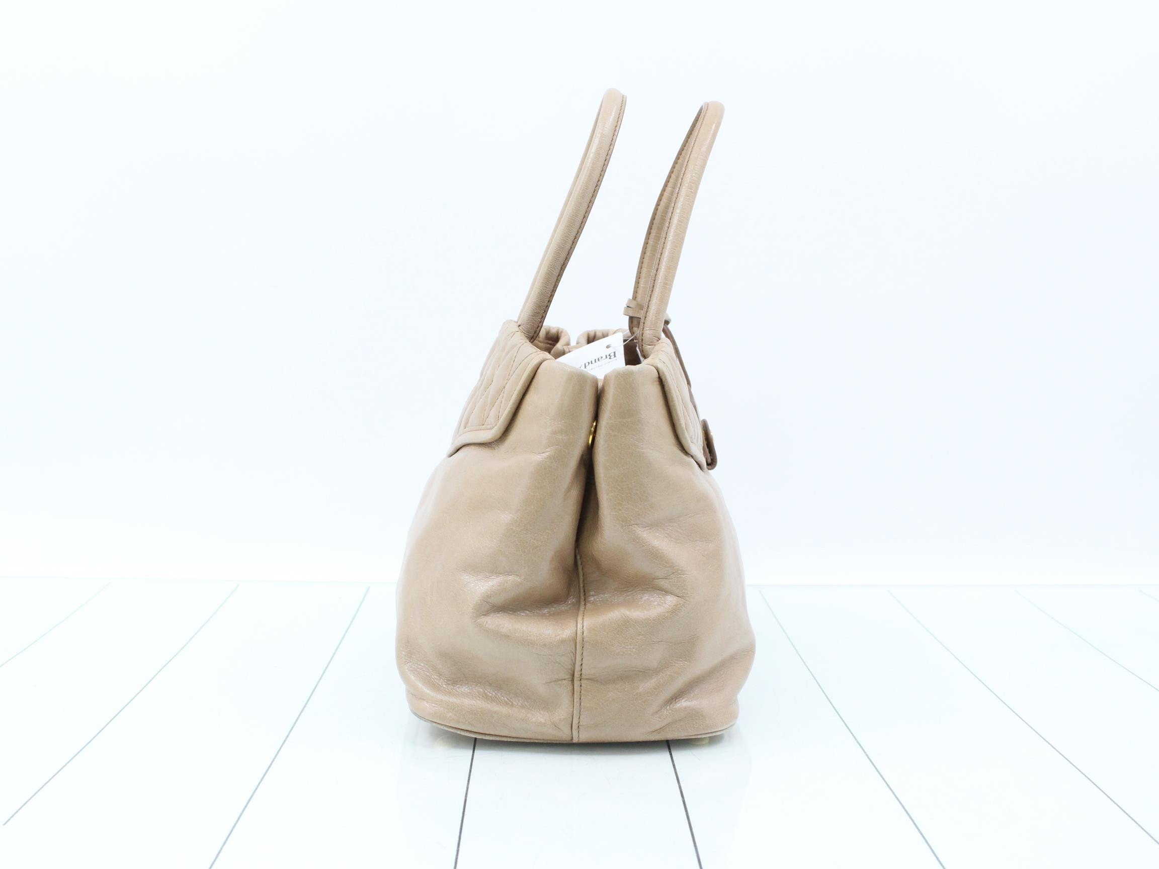 Other lines: Bags - 2-way bag with long strap, leather, beige — view 4
