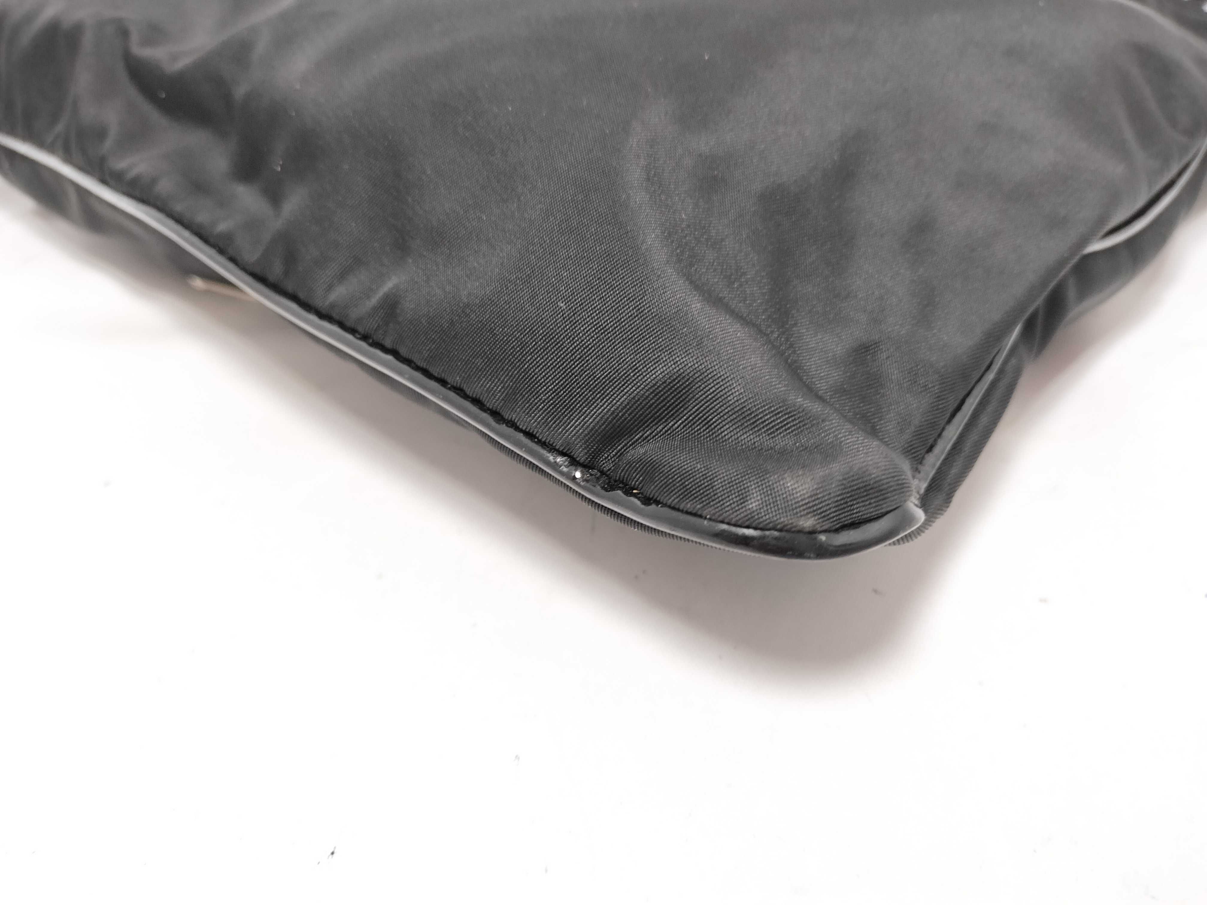 Nylon Tessuto Handbag, Black Tote Bag — view 7
