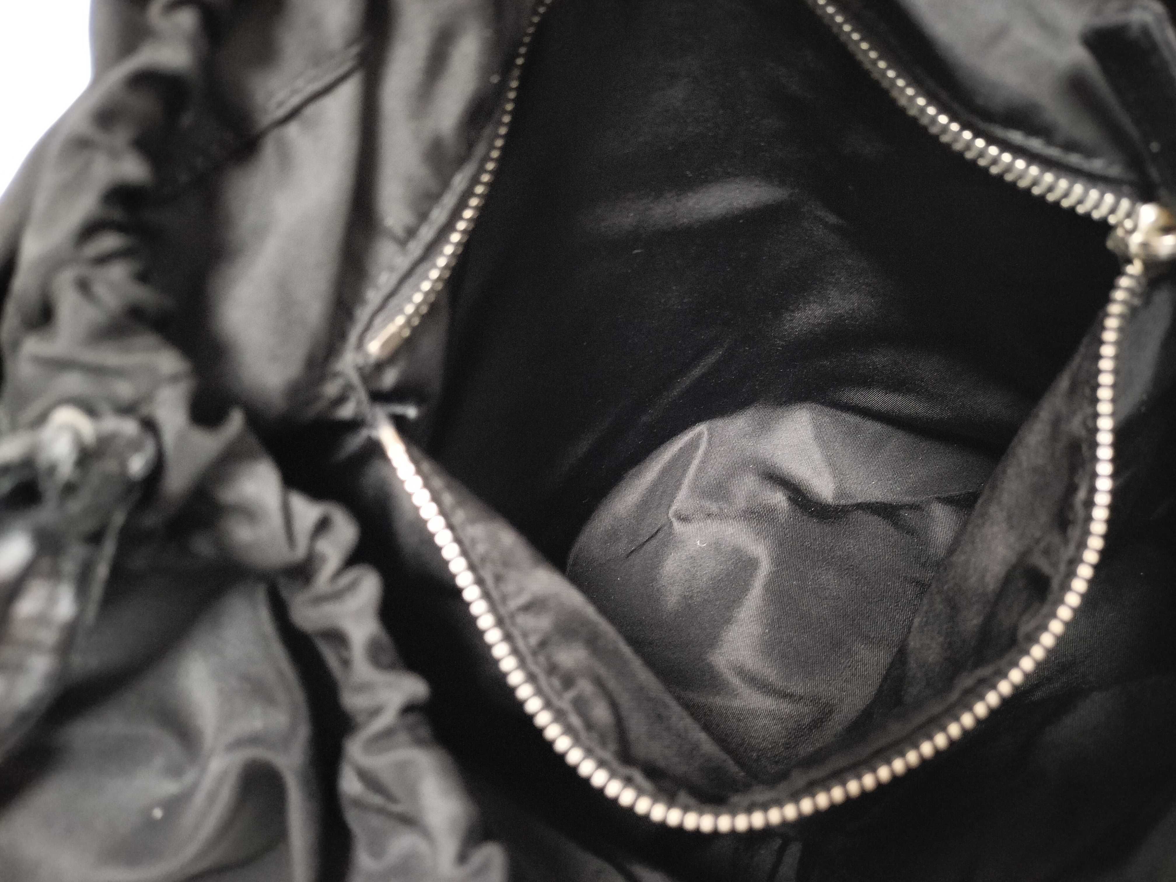 Nylon Tessuto Handbag, Black Tote Bag — view 10