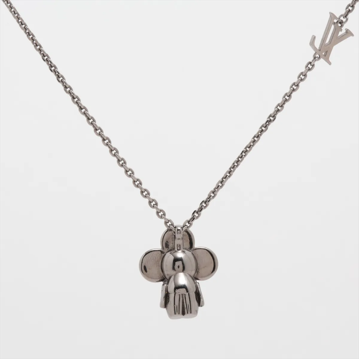 M00831 Vivienne Pendant OB2243 Necklace GP Silver - Shows signs of wear, — view 2