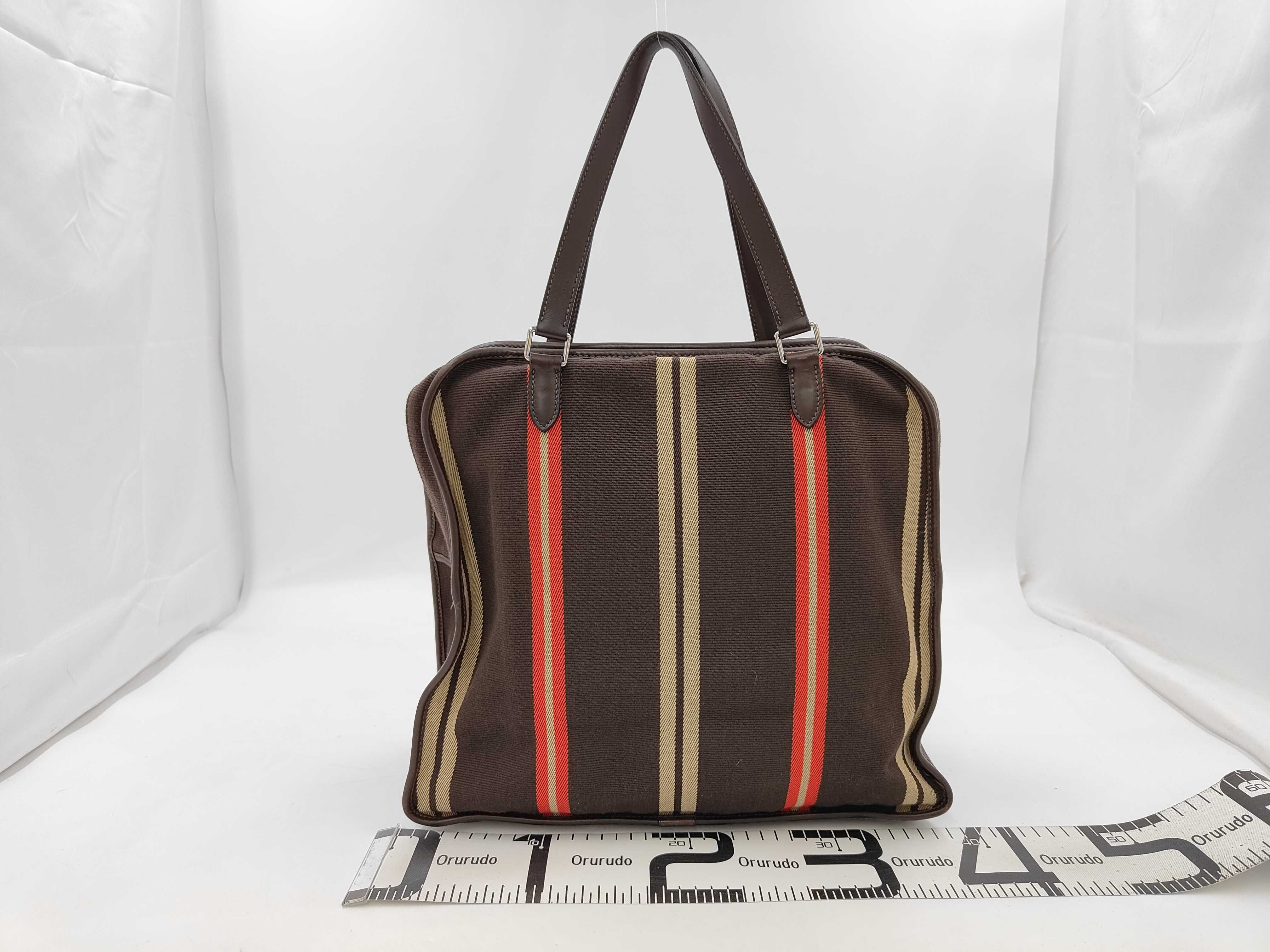 Jumping Cabas Toile Casaque Brown SS Handbag — view 2