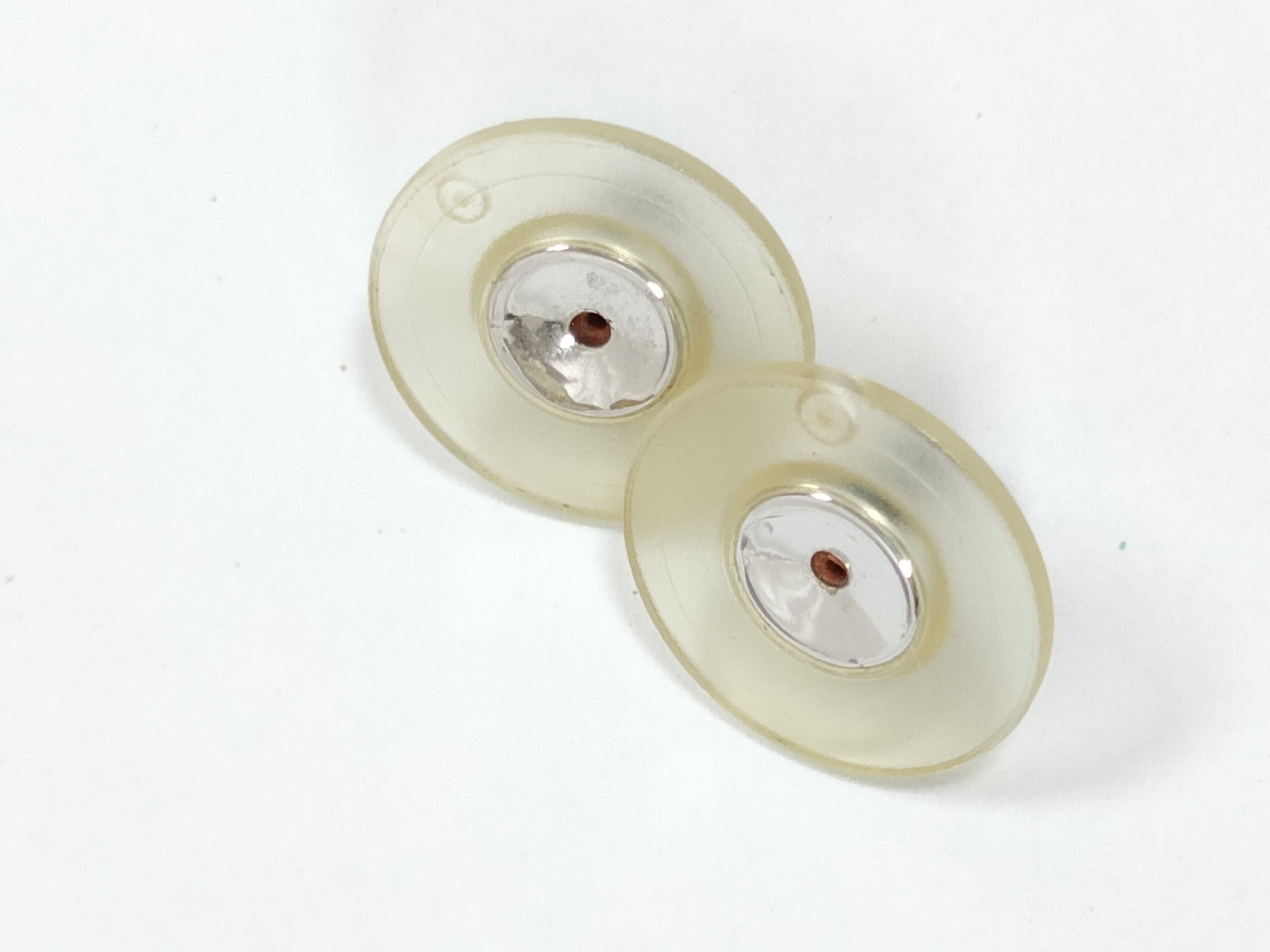 Vintage Rhinestone Silver Gold Earrings — view 6