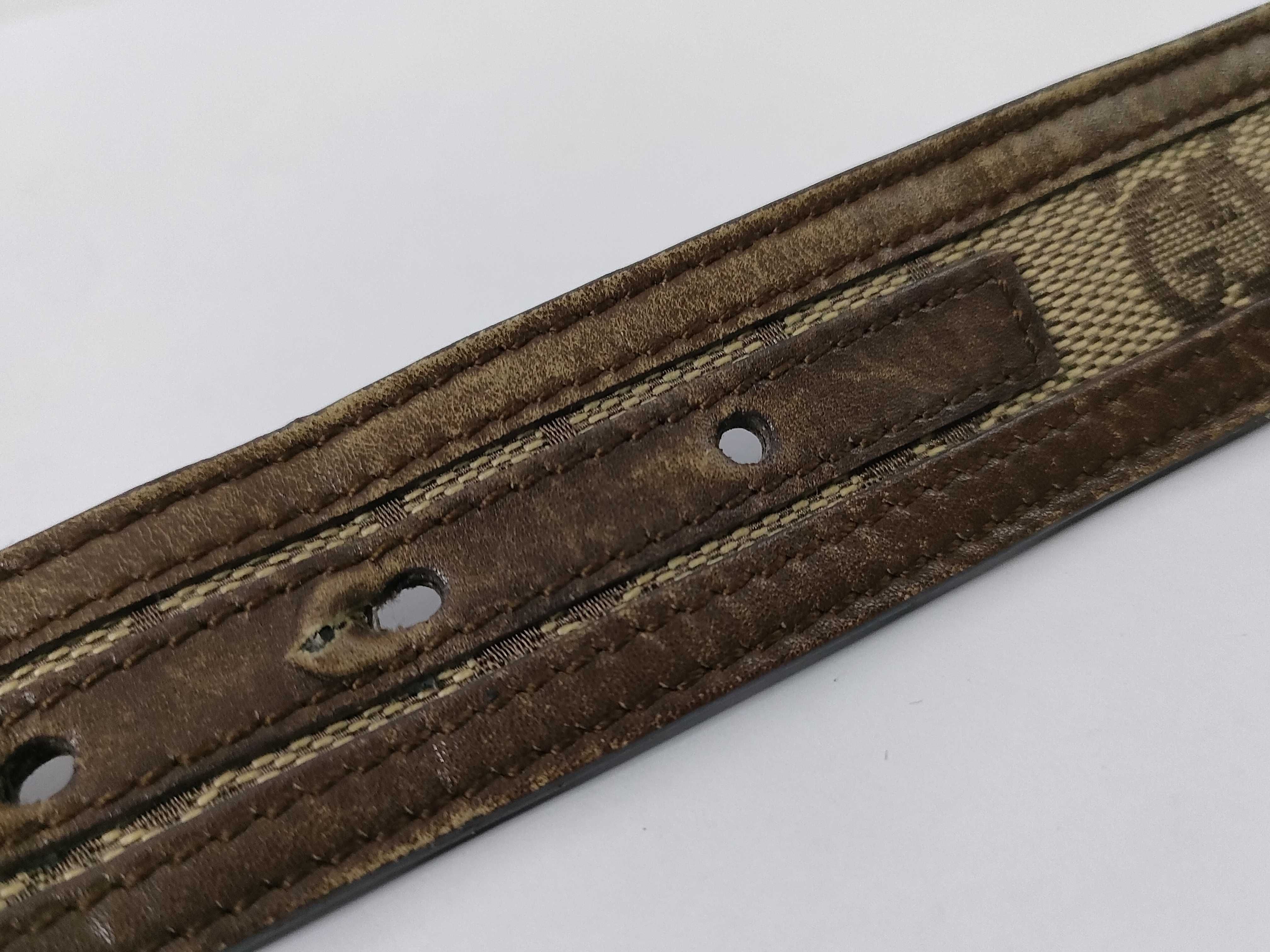 GG canvas belt, Gucci belt with GG pattern. — view 7