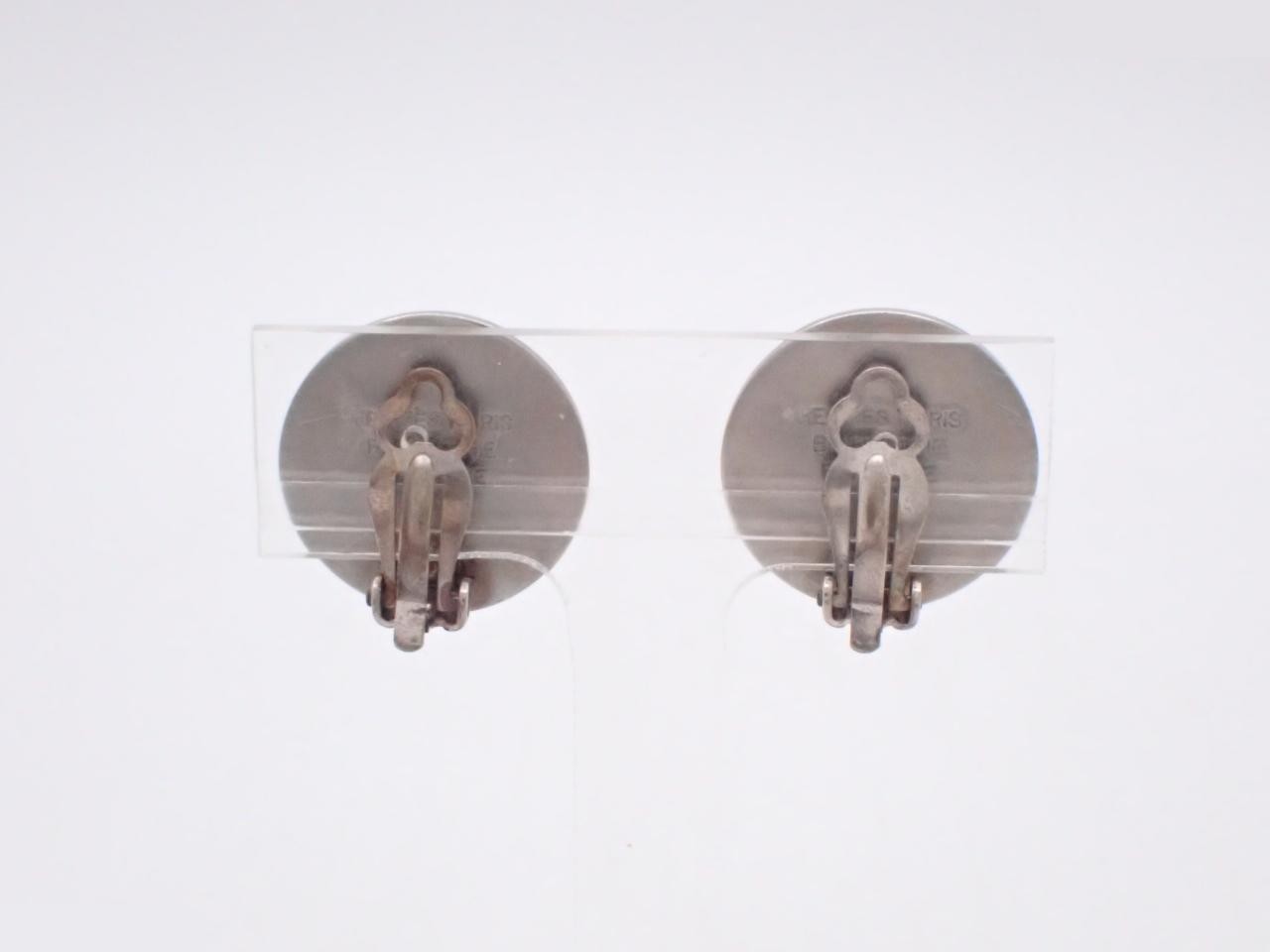 Sellier Logo Silver Earrings — view 2