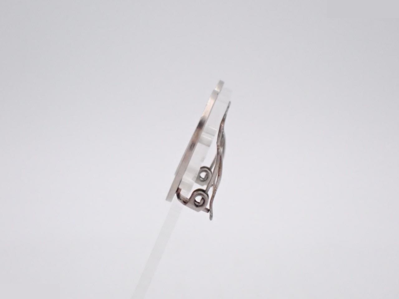 Sellier Logo Silver Earrings — view 3