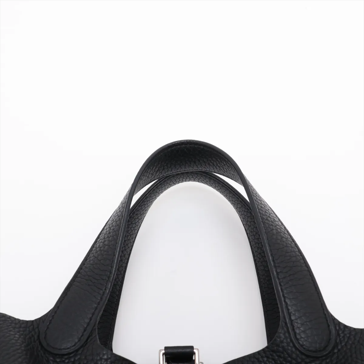 Picotin Lock 18 PM, Taurillon Clemence leather, black, silver hardware, Year: 2020 — view 6