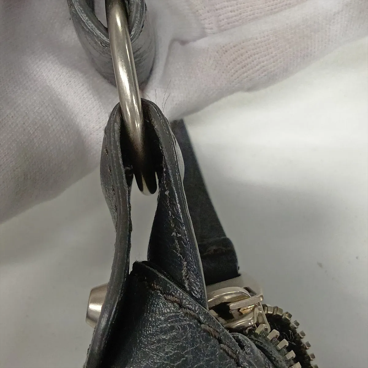 The Day Leather Shoulder Bag, Gray, 340687 — view 14