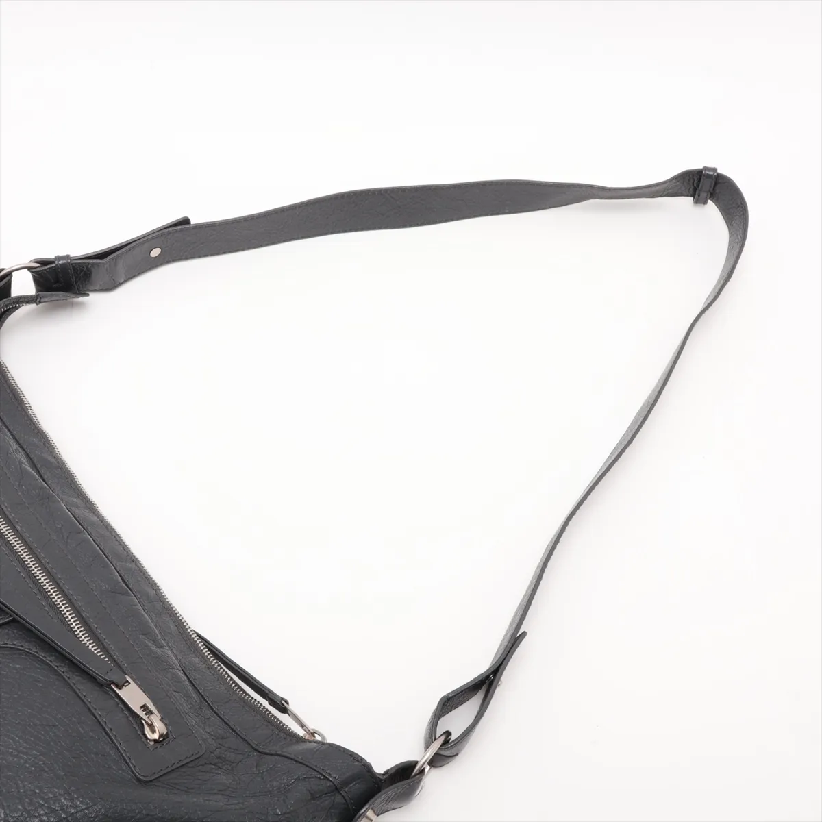 The Day Leather Shoulder Bag, Gray, 340687 — view 5