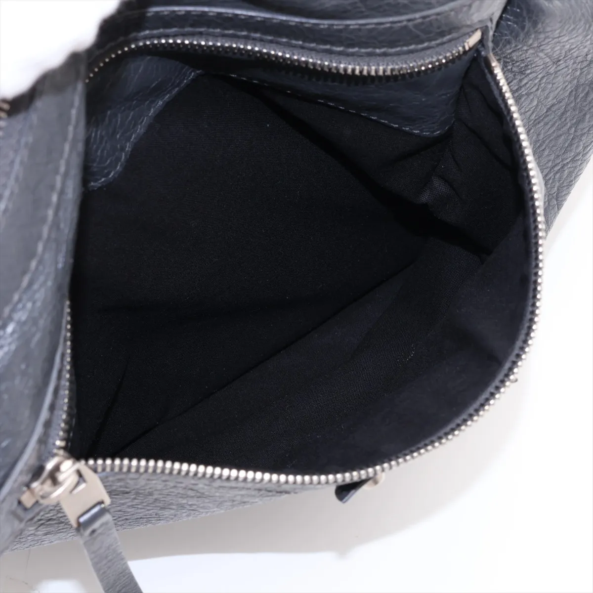 The Day Leather Shoulder Bag, Gray, 340687 — view 8