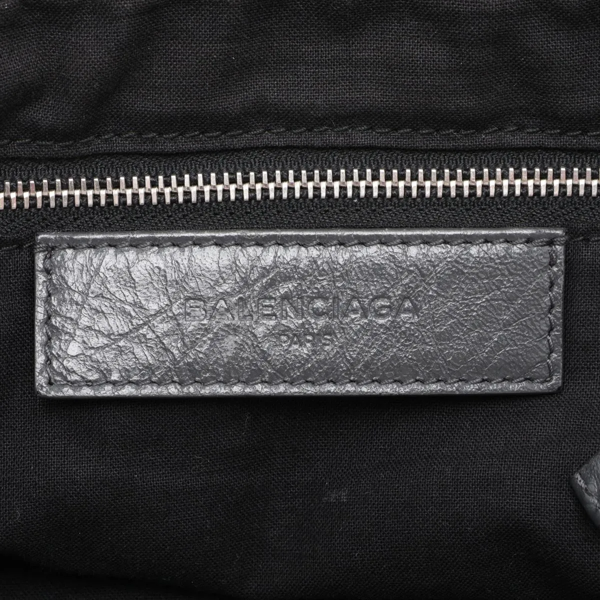 The Day Leather Shoulder Bag, Gray, 340687 — view 9