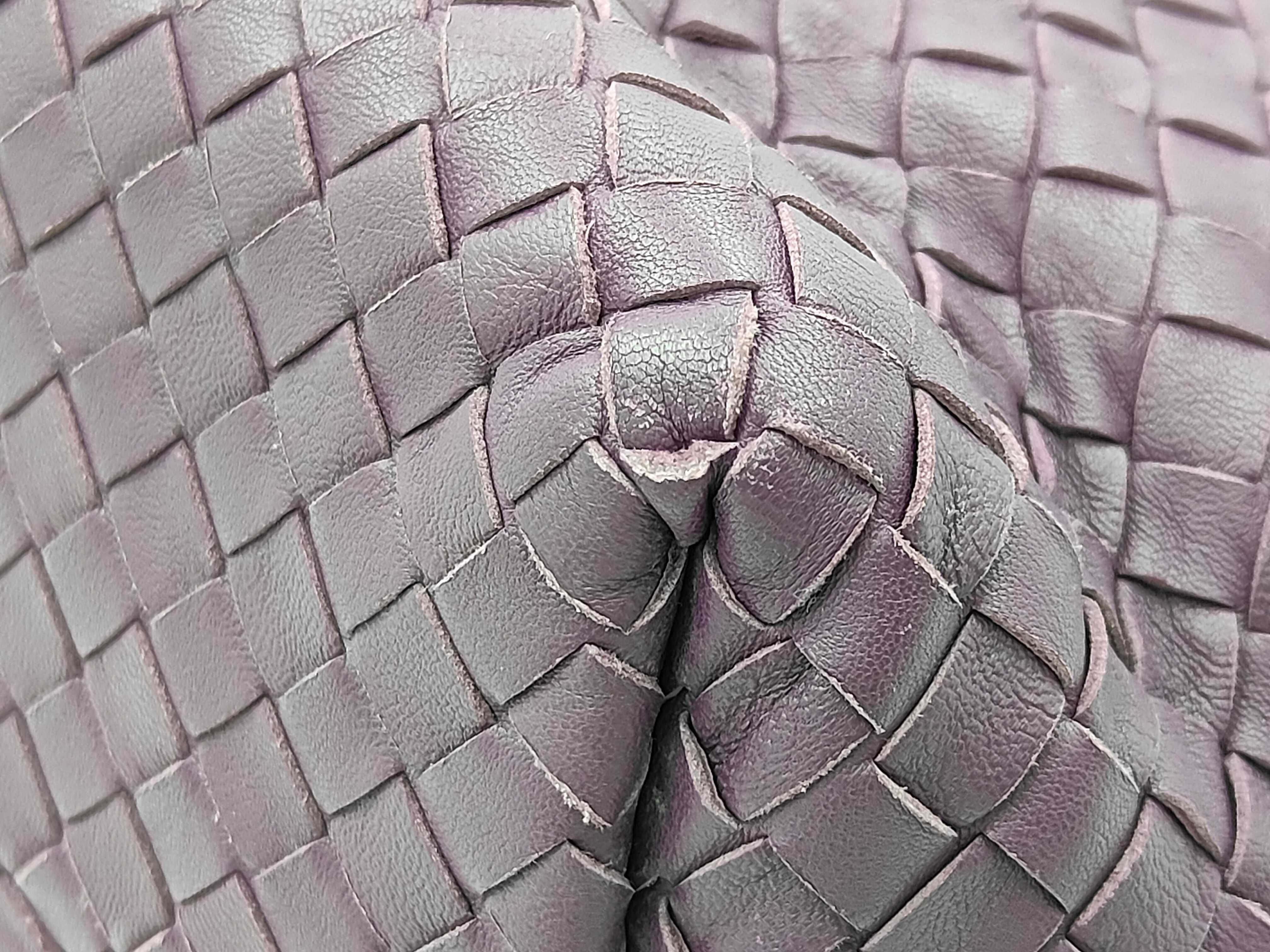 Intrecciato Leather Shoulder Bag — view 6
