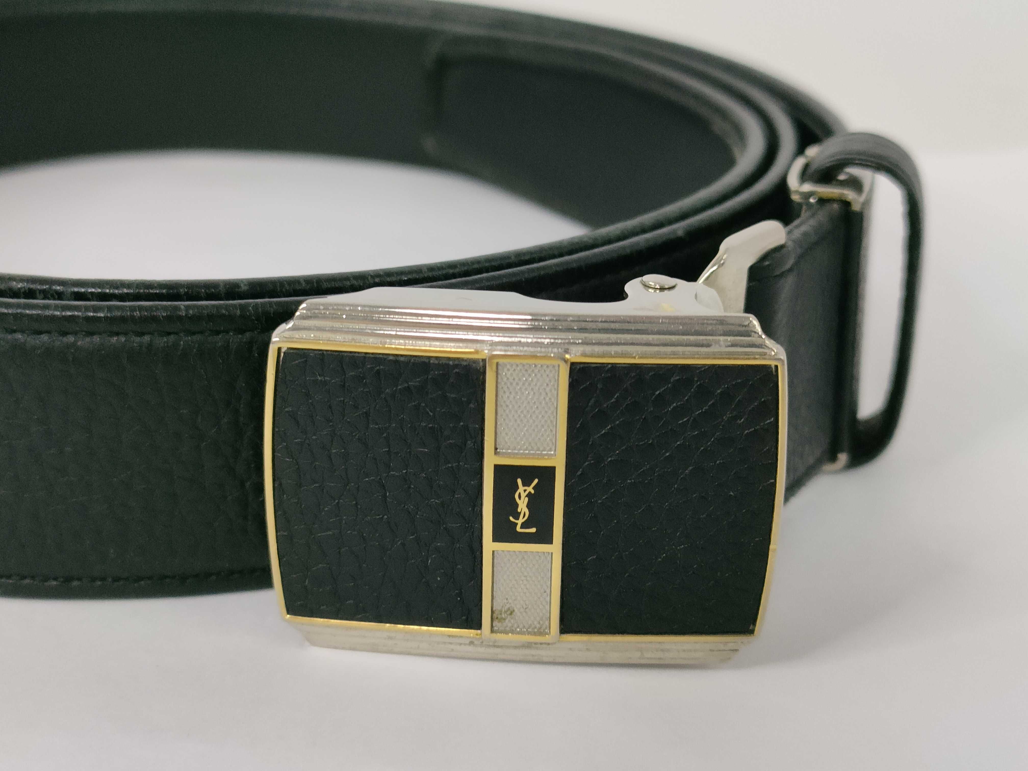 leather belt (YSL belt) — view 2