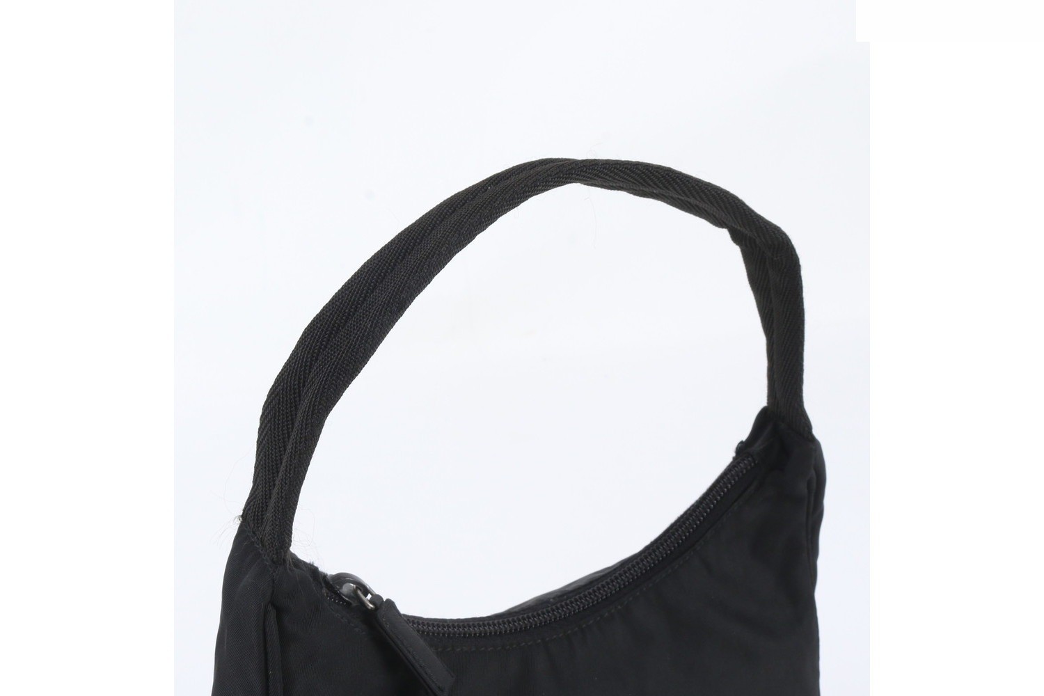 Tessuto Nylon Triangle Logo Handbag — view 2