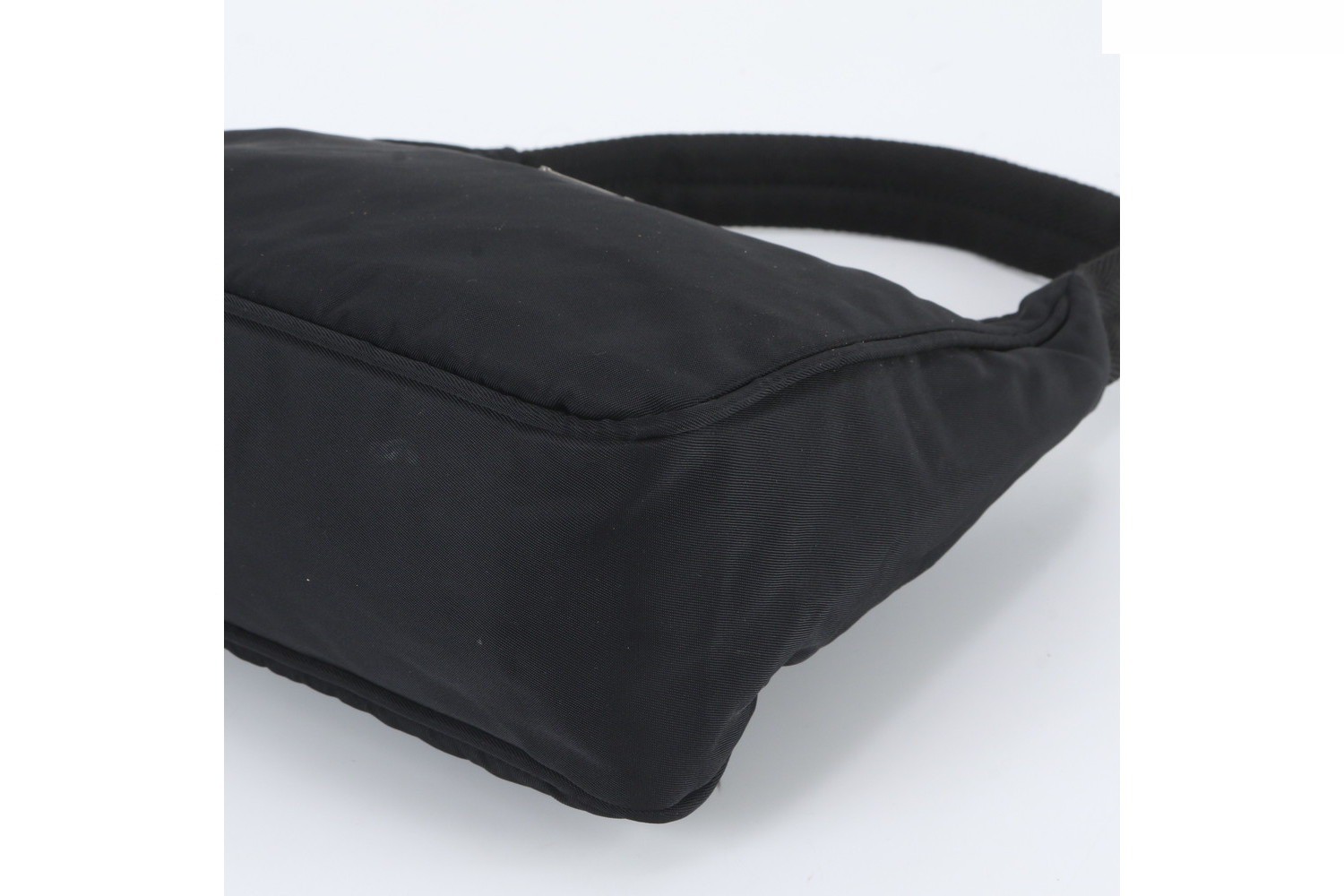 Tessuto Nylon Triangle Logo Handbag — view 4