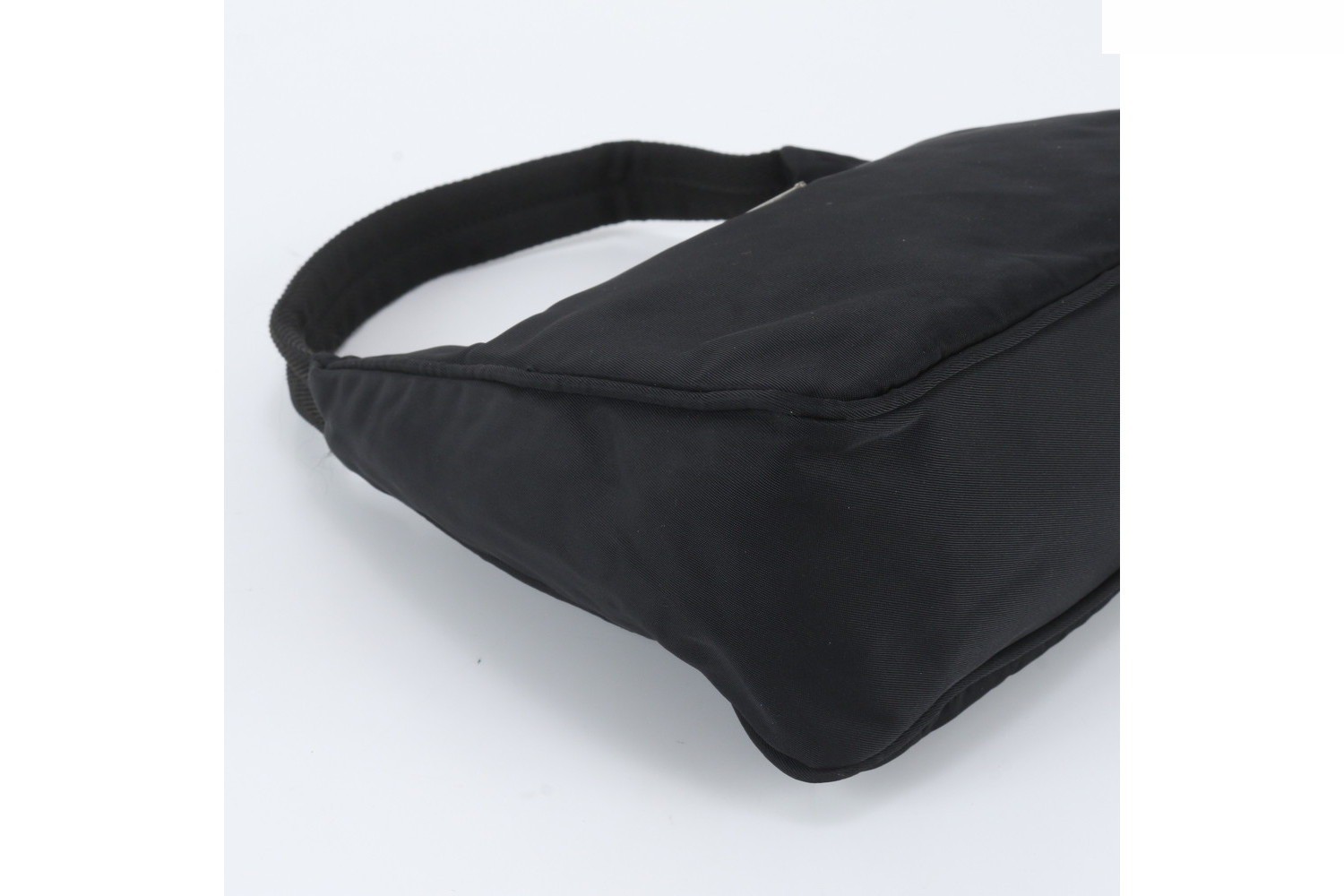 Tessuto Nylon Triangle Logo Handbag — view 6