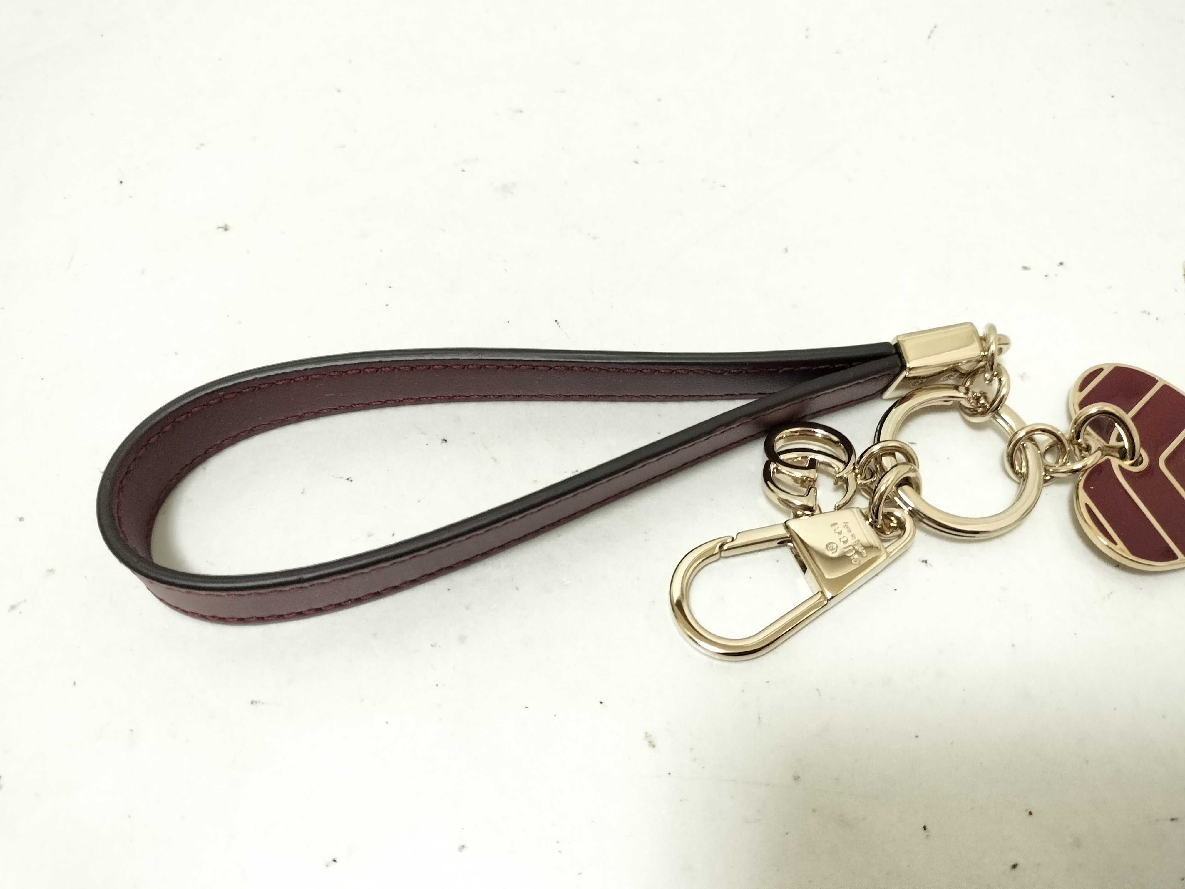 Unused Heart Keyring with Strap Key Case/Keychain — view 2