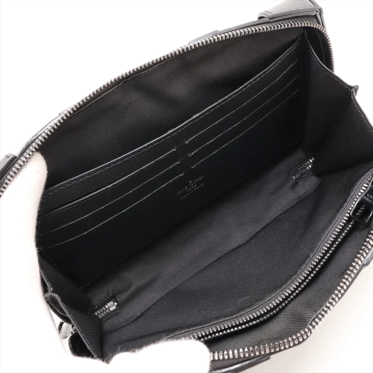 Monogram Eclipse Soft Trunk Wallet M69838 Black (Other model strap available, RFID detected) — view 6