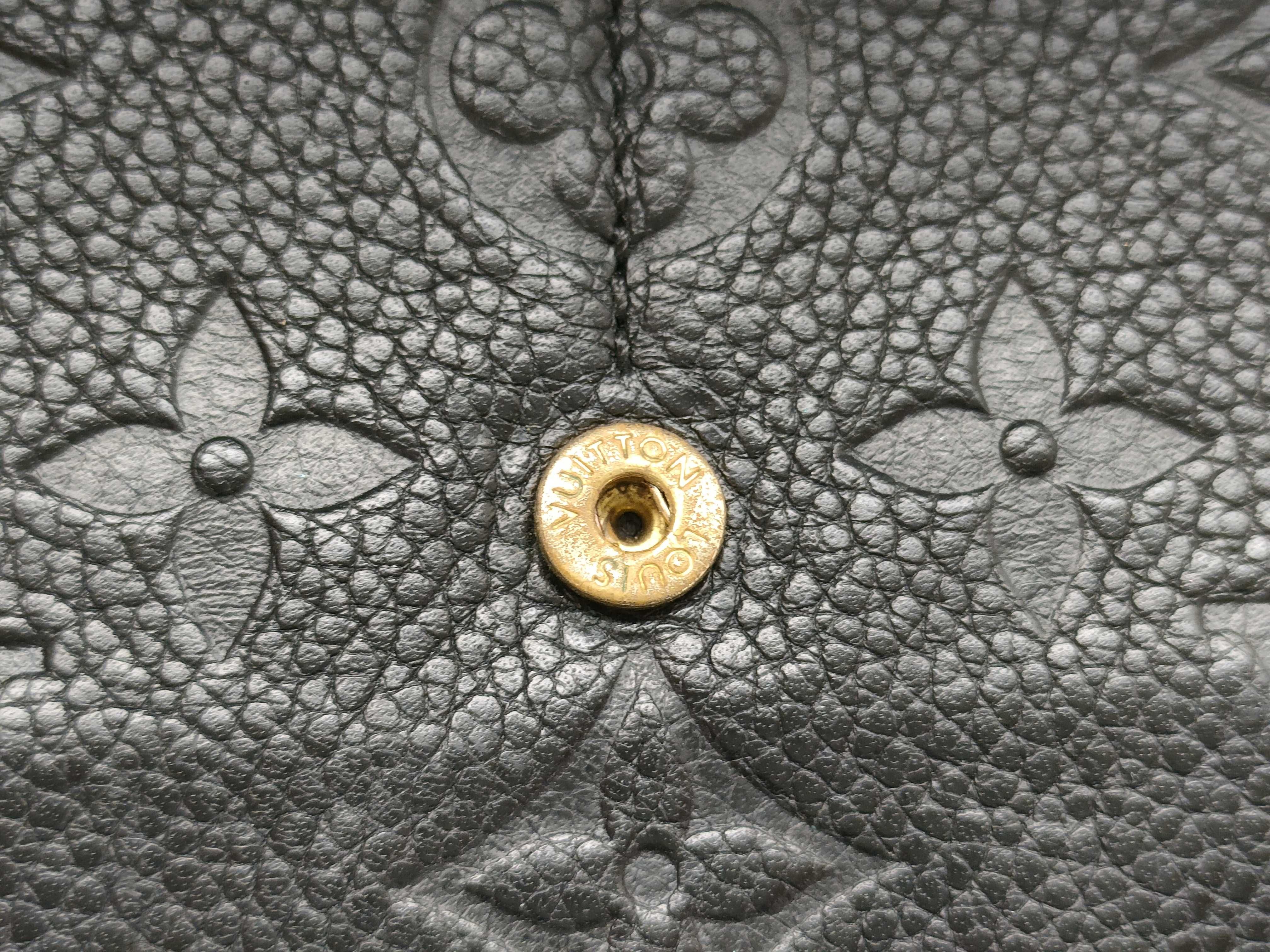 LV Feuille Sarah Noir Long Wallet M61182 Wallet — view 12