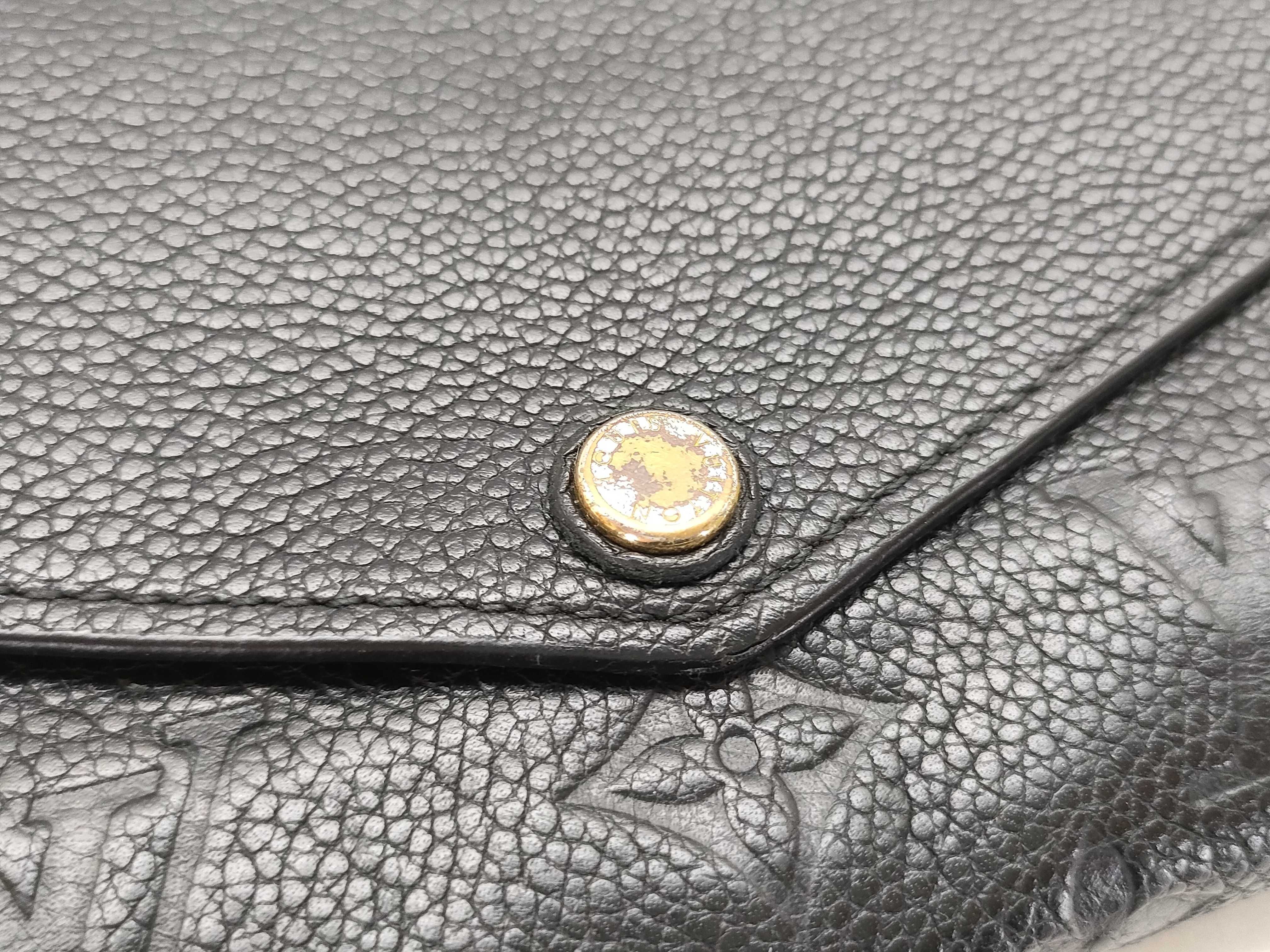 LV Feuille Sarah Noir Long Wallet M61182 Wallet — view 13