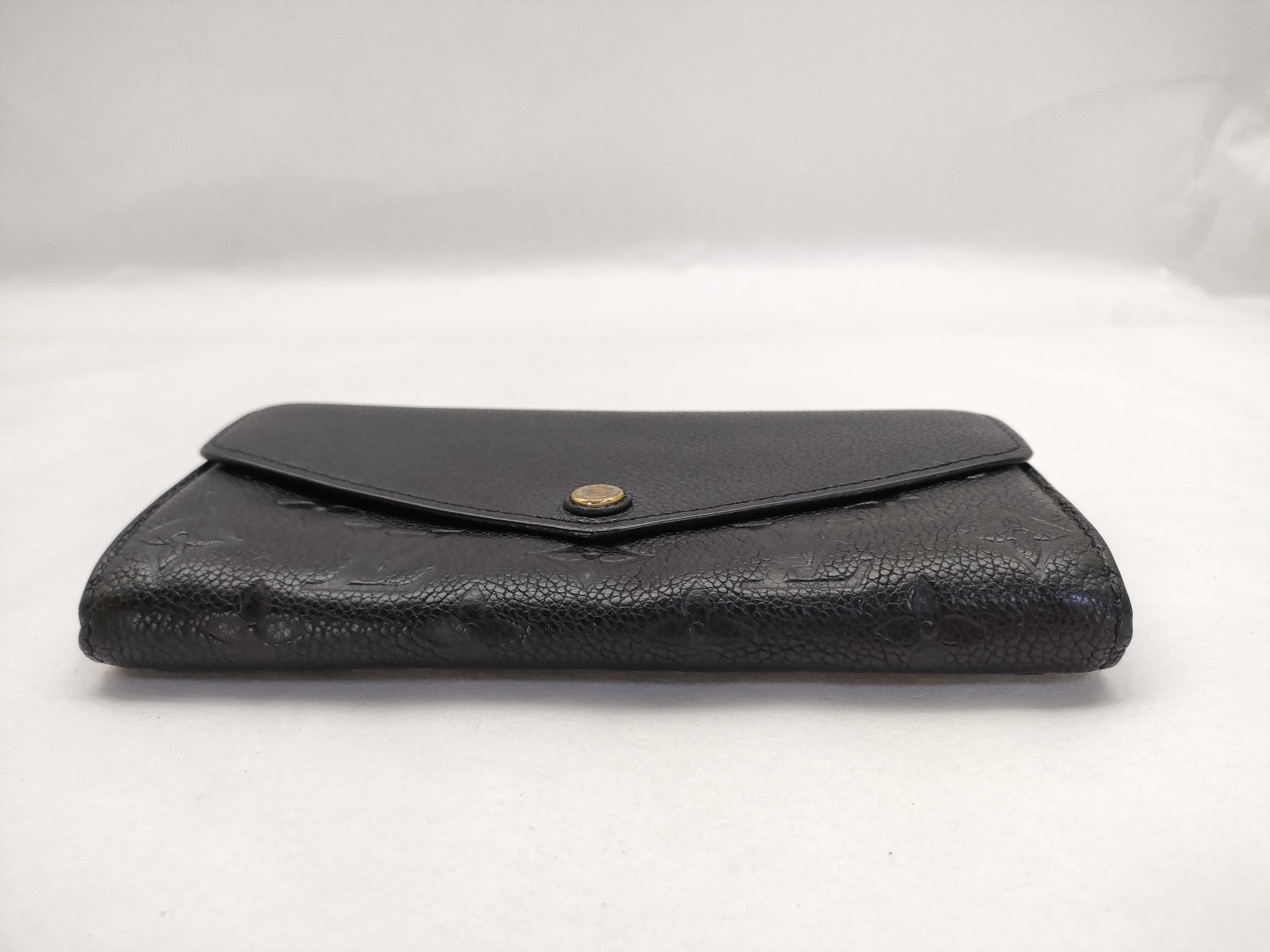 LV Feuille Sarah Noir Long Wallet M61182 Wallet — view 5